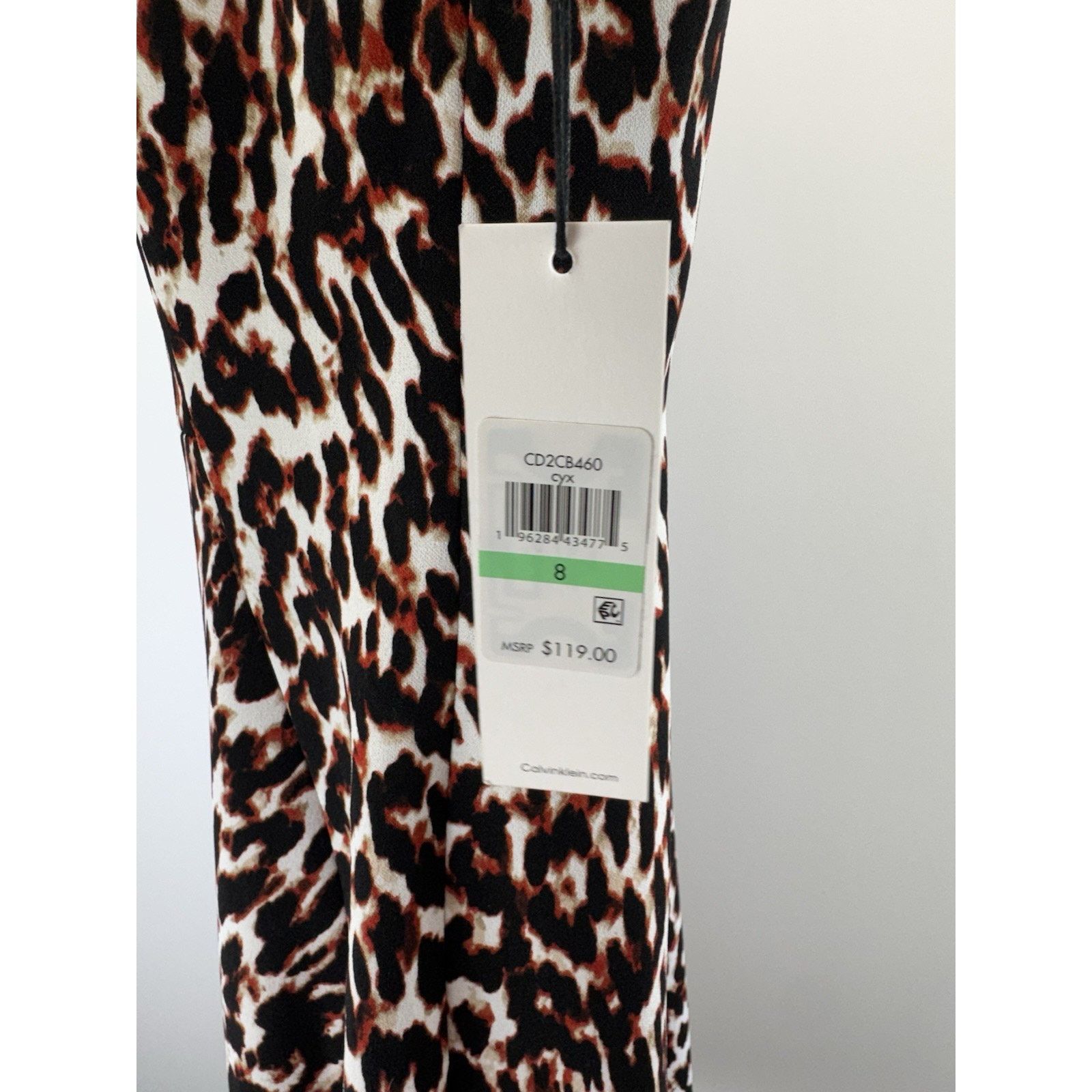 Calvin Klein Calvin Klein Sleeveless Crew Neck Animal Print Dress Size 8 Size M / US 6-8 / IT 42-44 - 5 Thumbnail