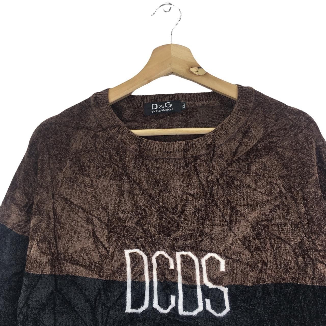 Dolce & Gabbana Vtg DOLCE GABBANA D&G Striped Made In Italy Sweatshirt Size XXL / US 16-18 / IT 52-54 - 2 Thumbnail