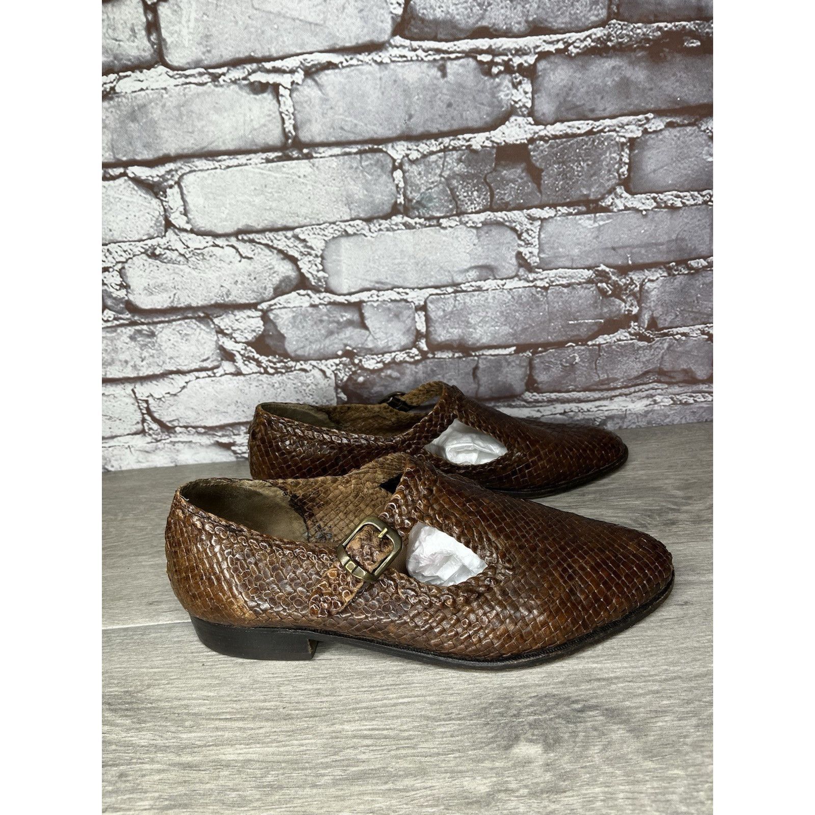 Bally VTG Bally Seville Leather Woven Monk Strap Loafers Shoes Bro Size US 8.5 / EU 41-42 - 8 Thumbnail