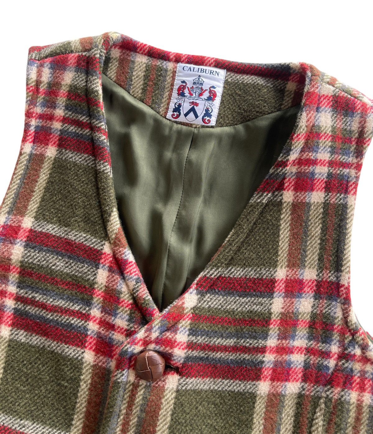 Vintage Vintage Caliburn Tartan Waist Vest Size US S / EU 44-46 / 1 - 7 Thumbnail