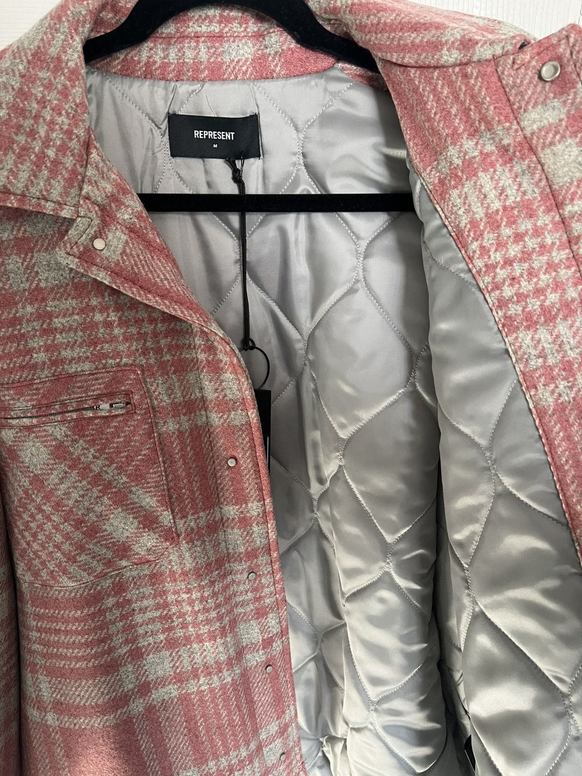 Represent Clo. Represent Clo Quilted Flannel Shirt Size US M / EU 48-50 / 2 - 2 Thumbnail