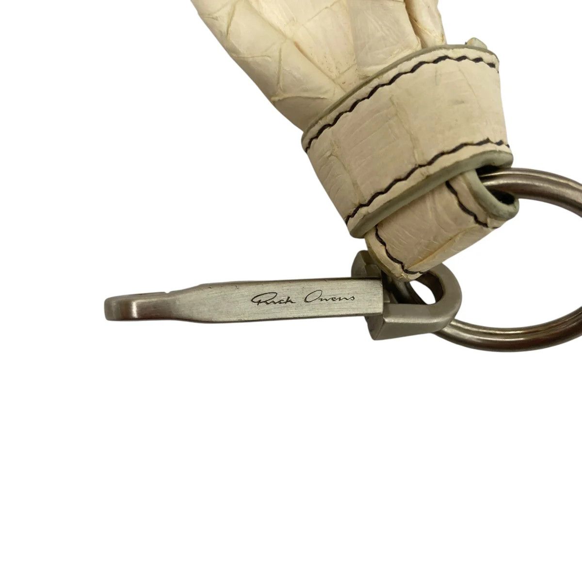Rick Owens Leather Keychain Size ONE SIZE - 3 Thumbnail