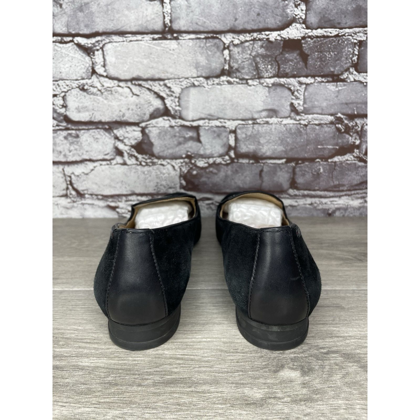 Mephisto Mephisto Air-Relax Black Suede Leather Rhinestone Heel Loafe Size US 10 / IT 40 - 5 Thumbnail