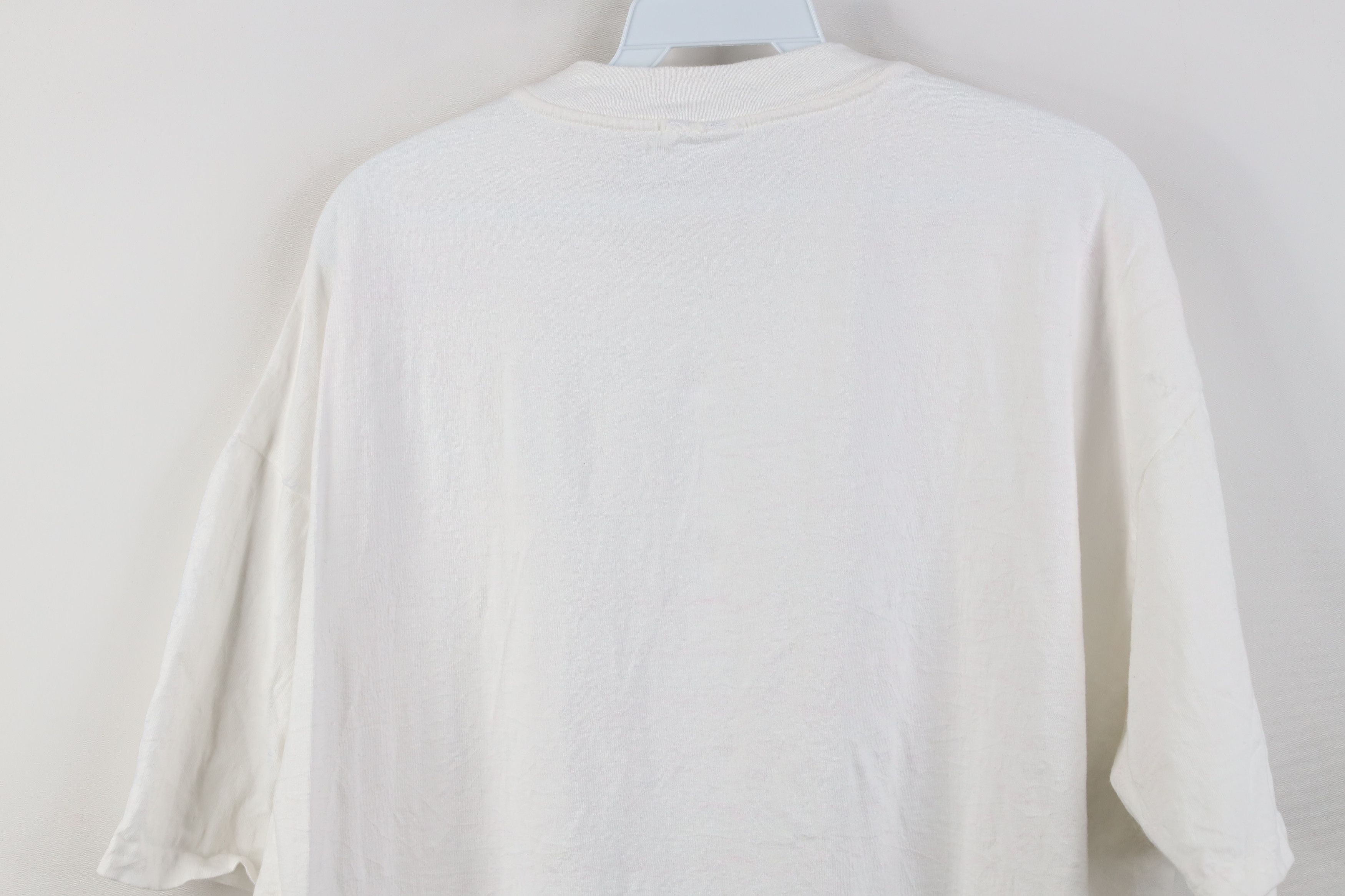 Hanes Vintage 90s Hanes Beefy Heavyweight Cotton T-Shirt White Size US XL / EU 56 / 4 - 13 Thumbnail