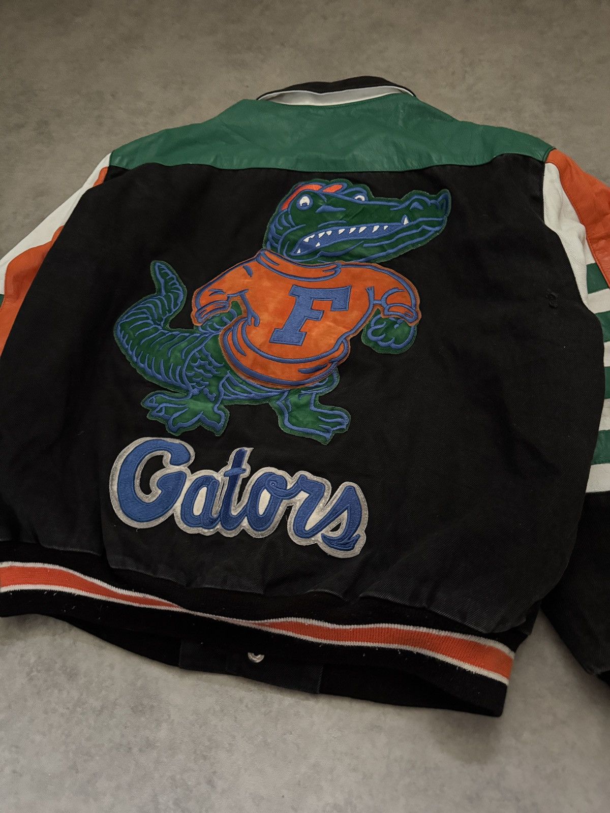 Jeff Hamilton Rare 90s Jeff Hamilton Florida Gators Lether Jacket Medium Size US M / EU 48-50 / 2 - 9 Thumbnail