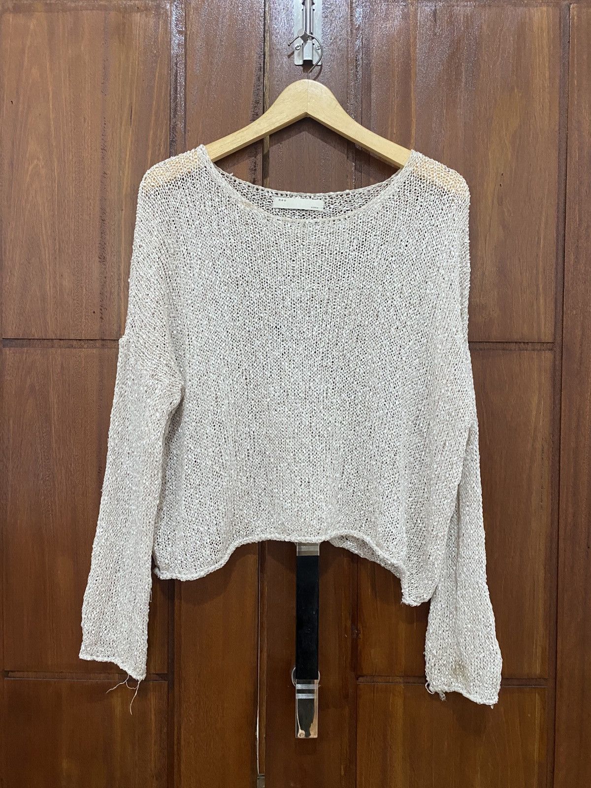 Yasuyuki Ishii Japanese Knitted Punk Vkei Neo Punk Cropped Size US L / EU 52-54 / 3 - 1 Thumbnail