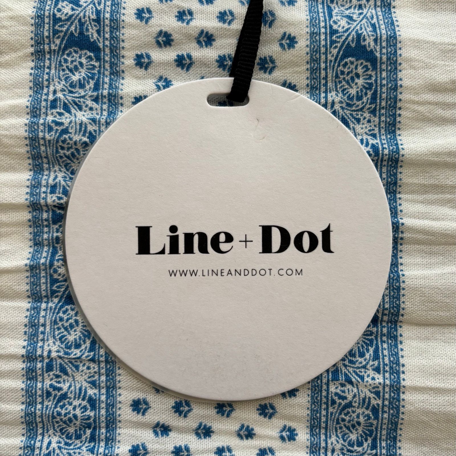 Other LINE & DOT Blue & White Cold Shoulder Top Size Small NWT Size S / US 4 / IT 40 - 5 Thumbnail