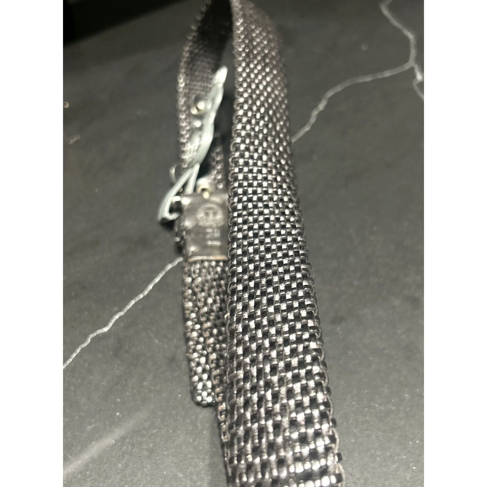 PT Torino Torino Belt NWT Size 34 Black Italian Leather Woven Men 34 Belt Size 34 - 5 Thumbnail