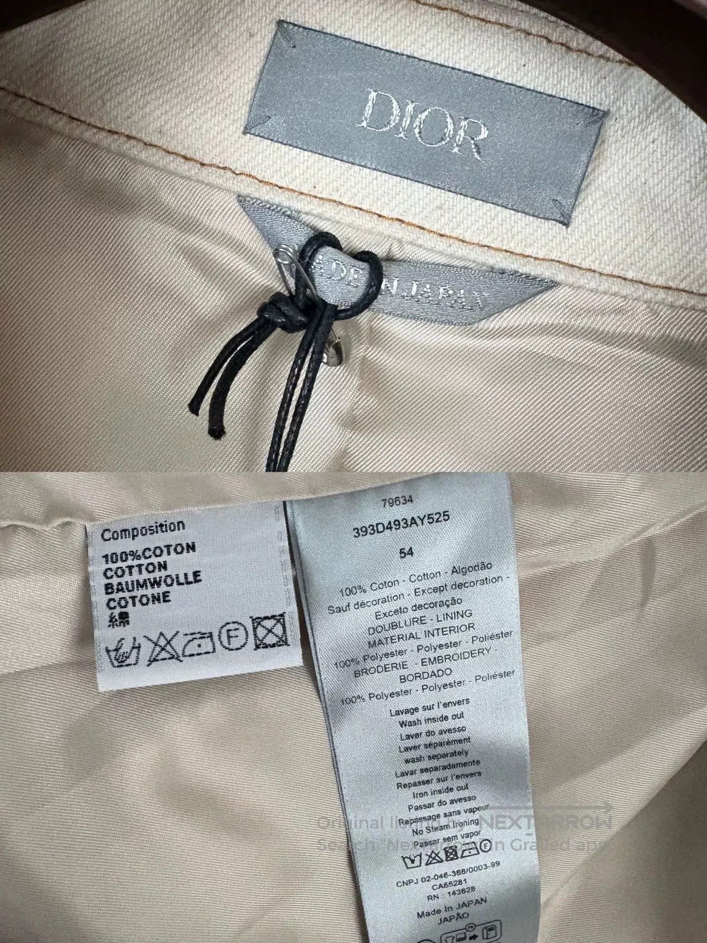 Dior Dior Tears Men's Pilot Jacket Autumn Winter. Size US L / EU 52-54 / 3 - 3 Thumbnail
