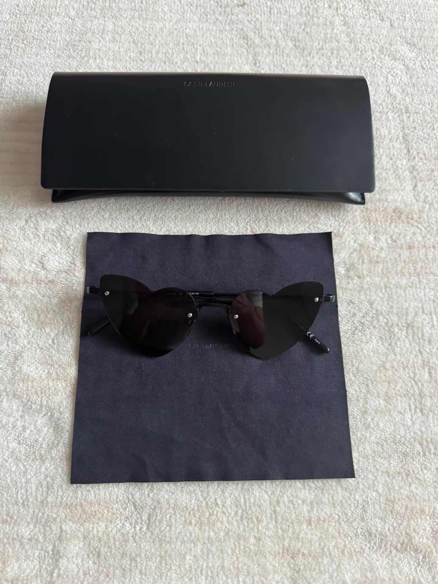 Saint Laurent Paris Saint Laurent Heart-Shaped Sunglasses Ｑ23 Size ONE SIZE - 1 Thumbnail