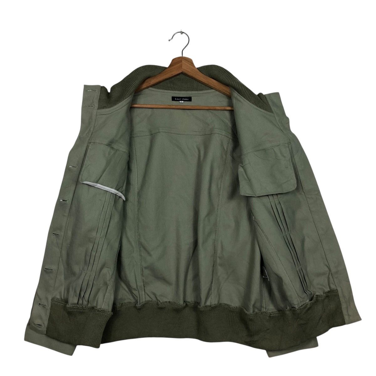 Japanese Brand × Vintage 📌Vintage Bomber Jacket Livre Claire Japan Issey Miyake Size US M / EU 48-50 / 2 - 14 Thumbnail