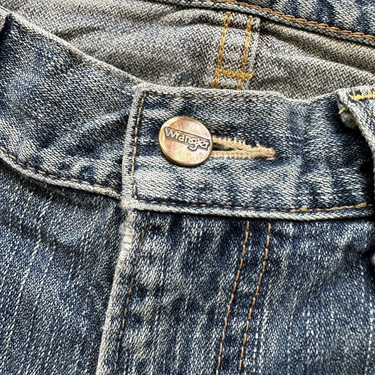 Japanese Brand Vintage Japanese Distressed Faded Denim Jean Pant W33 Size US 33 - 4 Thumbnail