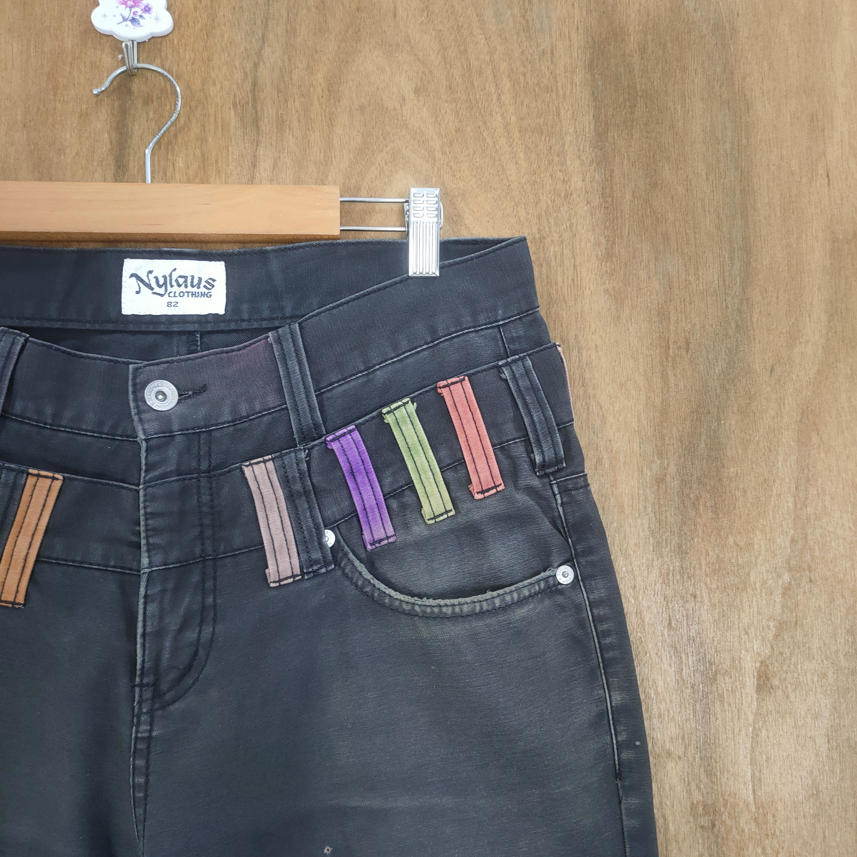 Japanese Brand DOUBLE WAIST BLACK TROUSERS PANTS Size US 32 / EU 48 - 5 Thumbnail