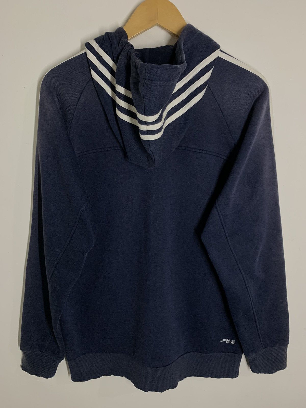 Adidas × Vintage Vtg Y2K Adidas Embroidered Logo Hoodie faded Size US M / EU 48-50 / 2 - 12 Thumbnail