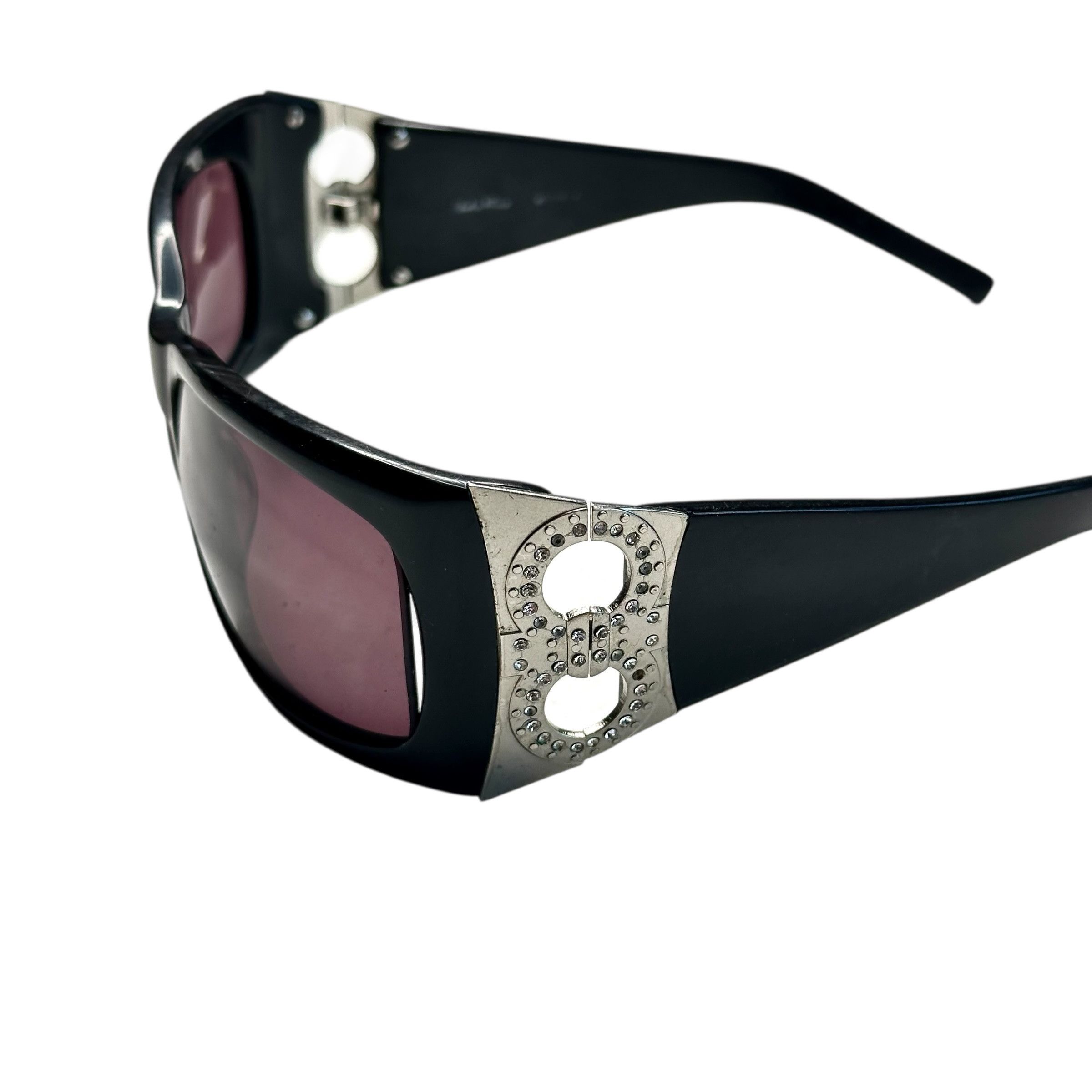Bvlgari Bvlgari Vintage Swarovski Squared Sunglasses Size ONE SIZE - 4 Thumbnail