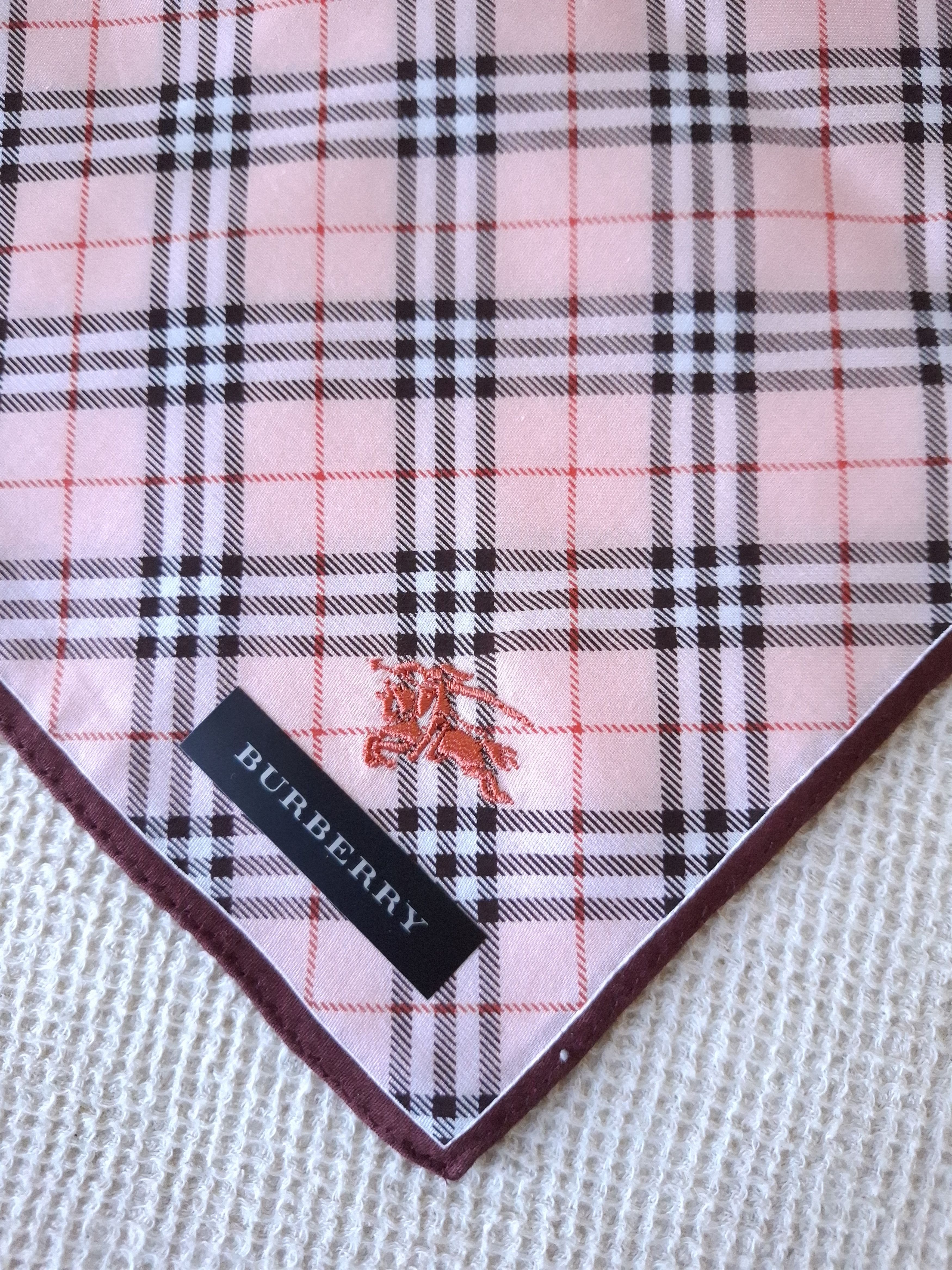 Burberry × Vintage NEW Vintage Burberry Bandana/Handkerchief/scarf Japan Size ONE SIZE - 2 Thumbnail