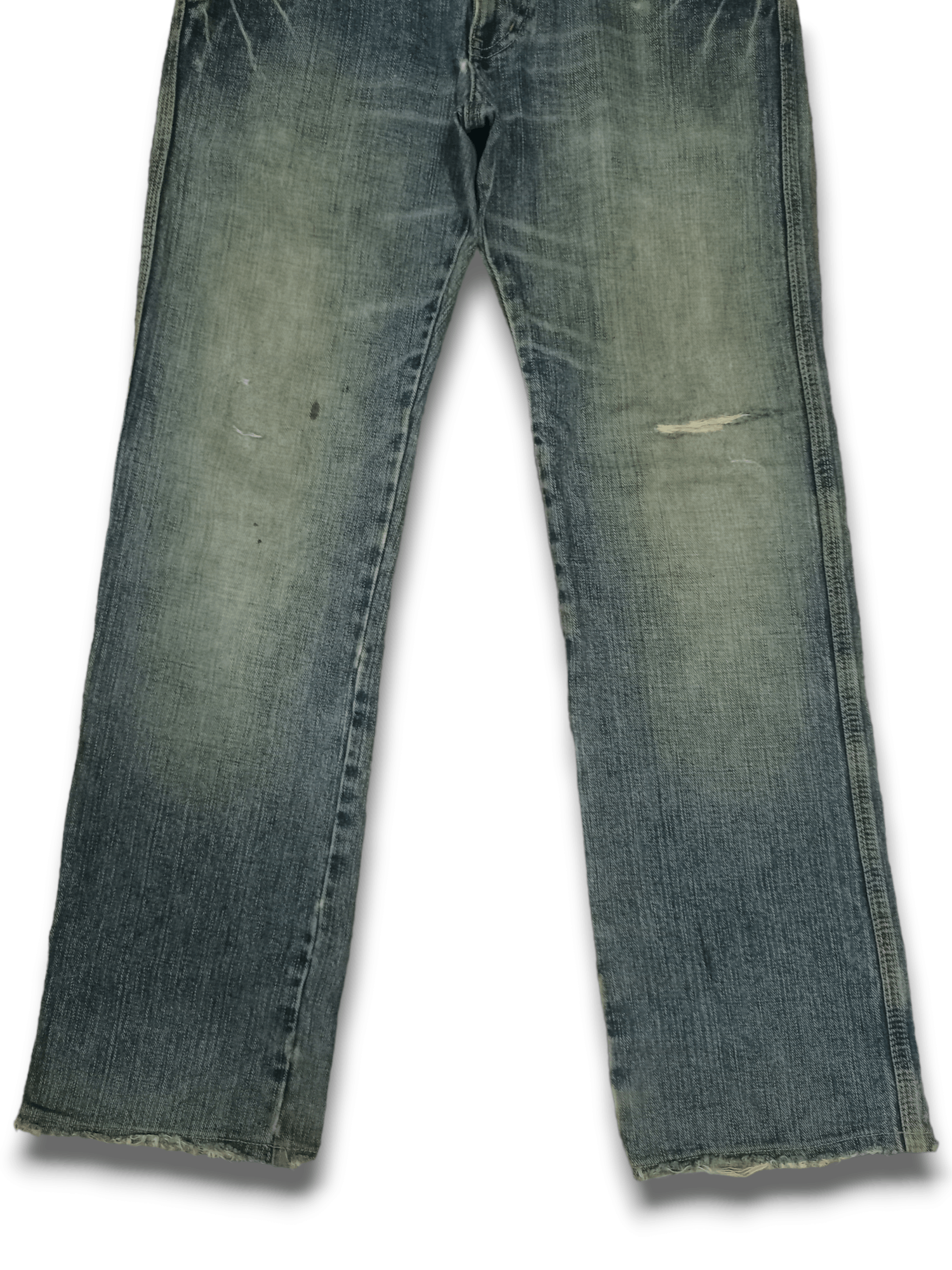 Japanese Brand Vintage Japanese Brand Mud Wash Distressed Baggy Jeans Size US 31 - 6 Thumbnail