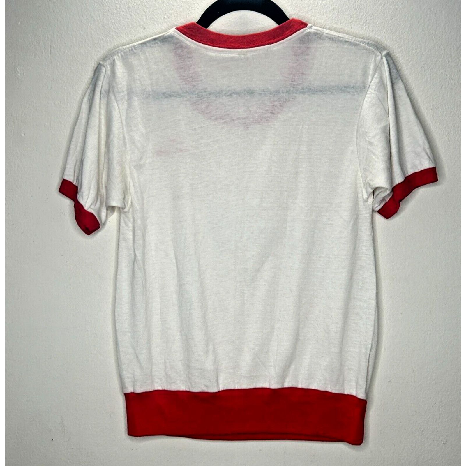 Other Vintage Screen Stars White Tee Red Ringer The Runaways T Size S / US 4 / IT 40 - 5 Thumbnail