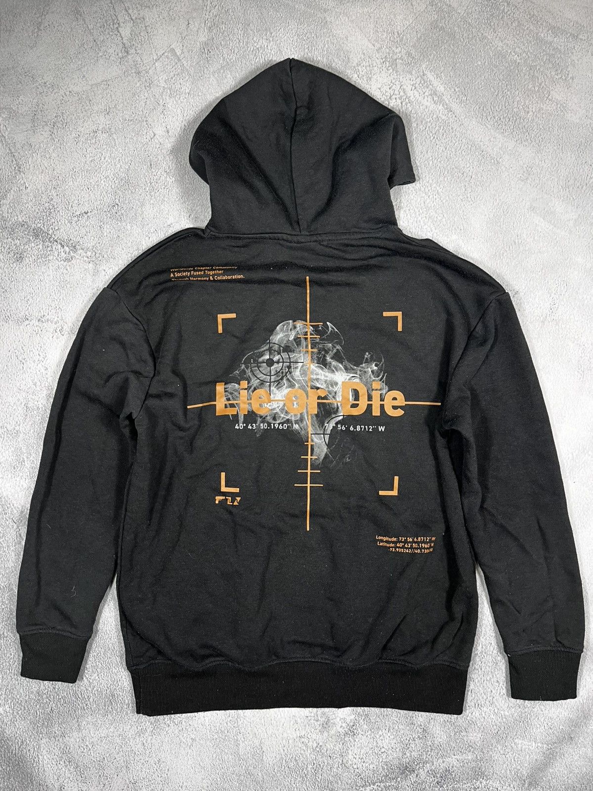 Band Tees × Vintage Vintage Y2K Lie or Die big logo hoodie streetwear M Size US M / EU 48-50 / 2 - 1 Thumbnail