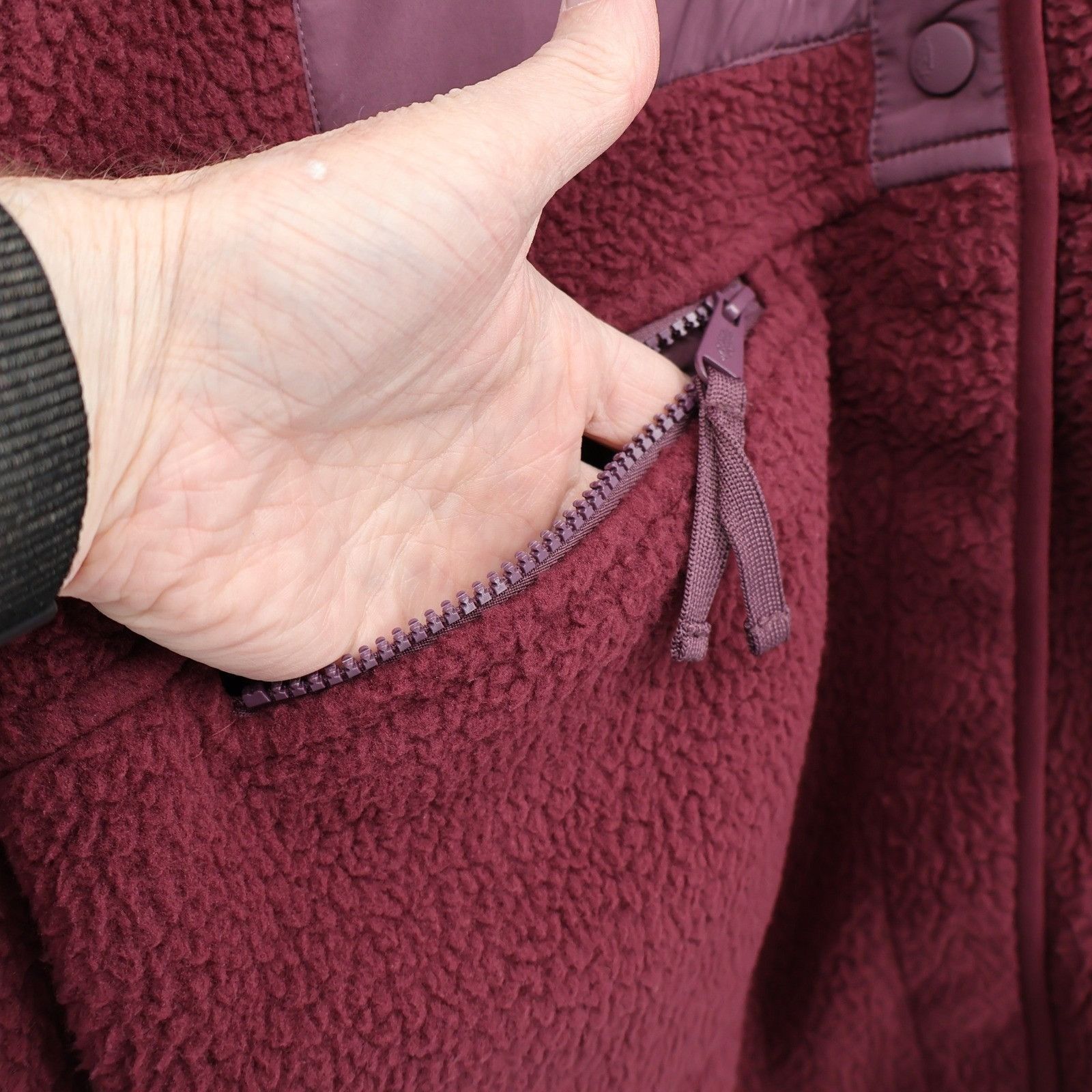 Free People FP x Hatch Fleece Pullover Jacket Snap Button Zip Pockets Wo Size S / US 4 / IT 40 - 7 Thumbnail