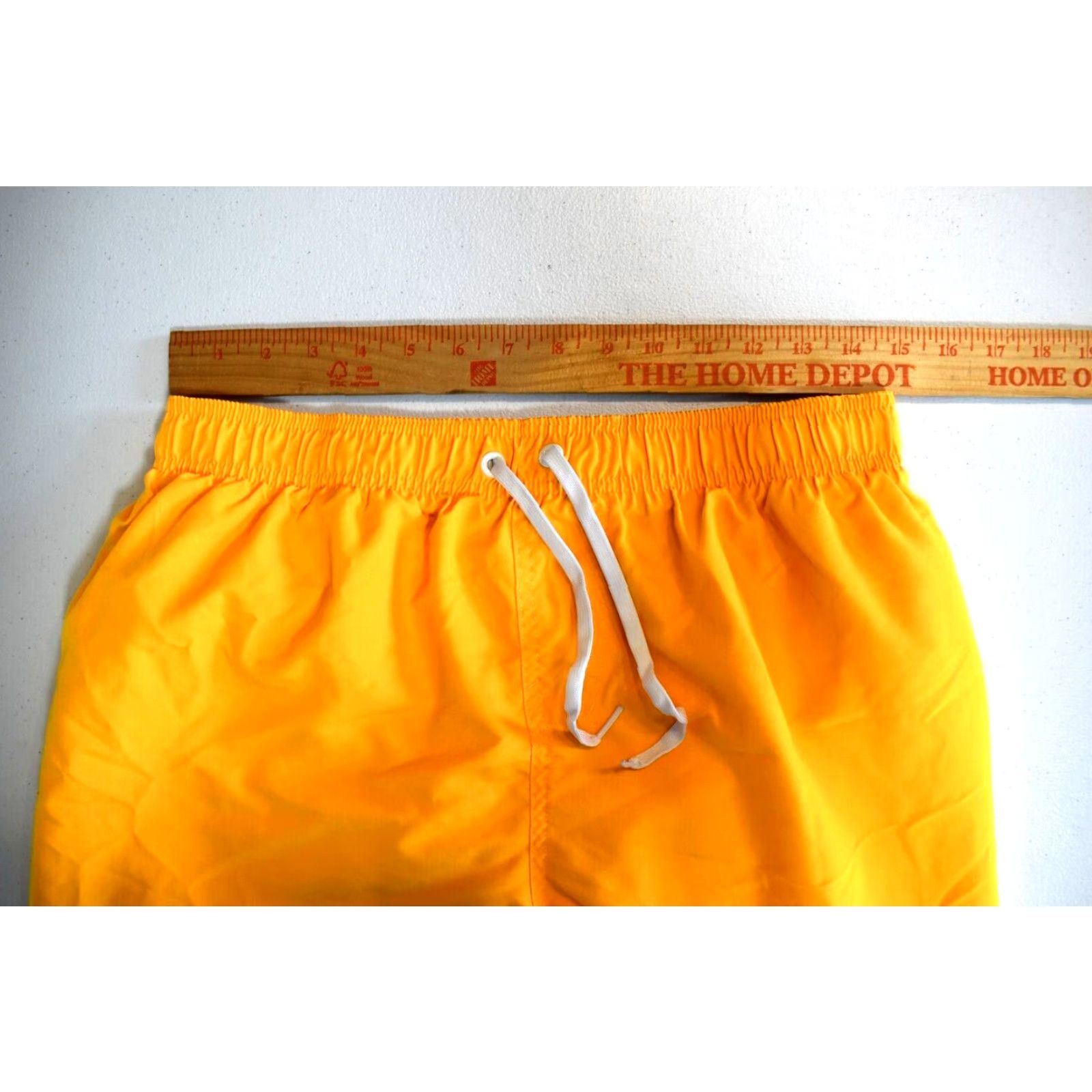 Nike Nike Swim Trunks Shorts Lined Mens Yellow S Small Waist 30" Fits Small Size US 29 - 5 Thumbnail