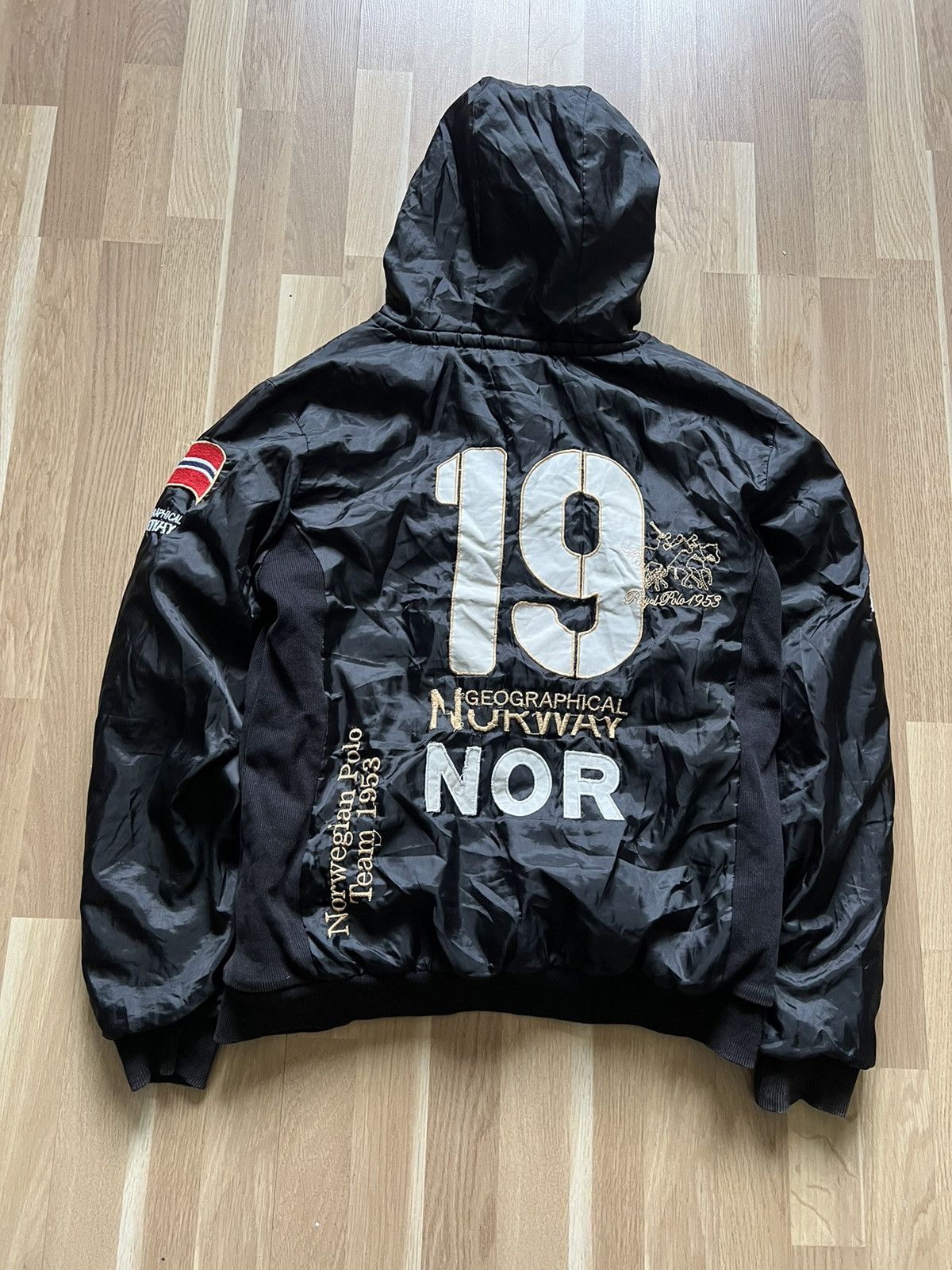 Polo Ralph Lauren Vintage ralph lauren style jacket big logo norway number 19 Size US L / EU 52-54 / 3 - 7 Thumbnail