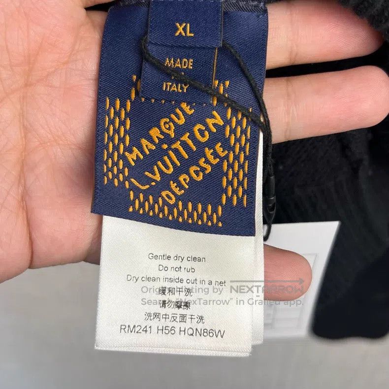 Louis Vuitton Louis Vuitton FW24 Solid logo Embroidered Crew Neck Long S Size US XL / EU 56 / 4 - 5 Thumbnail