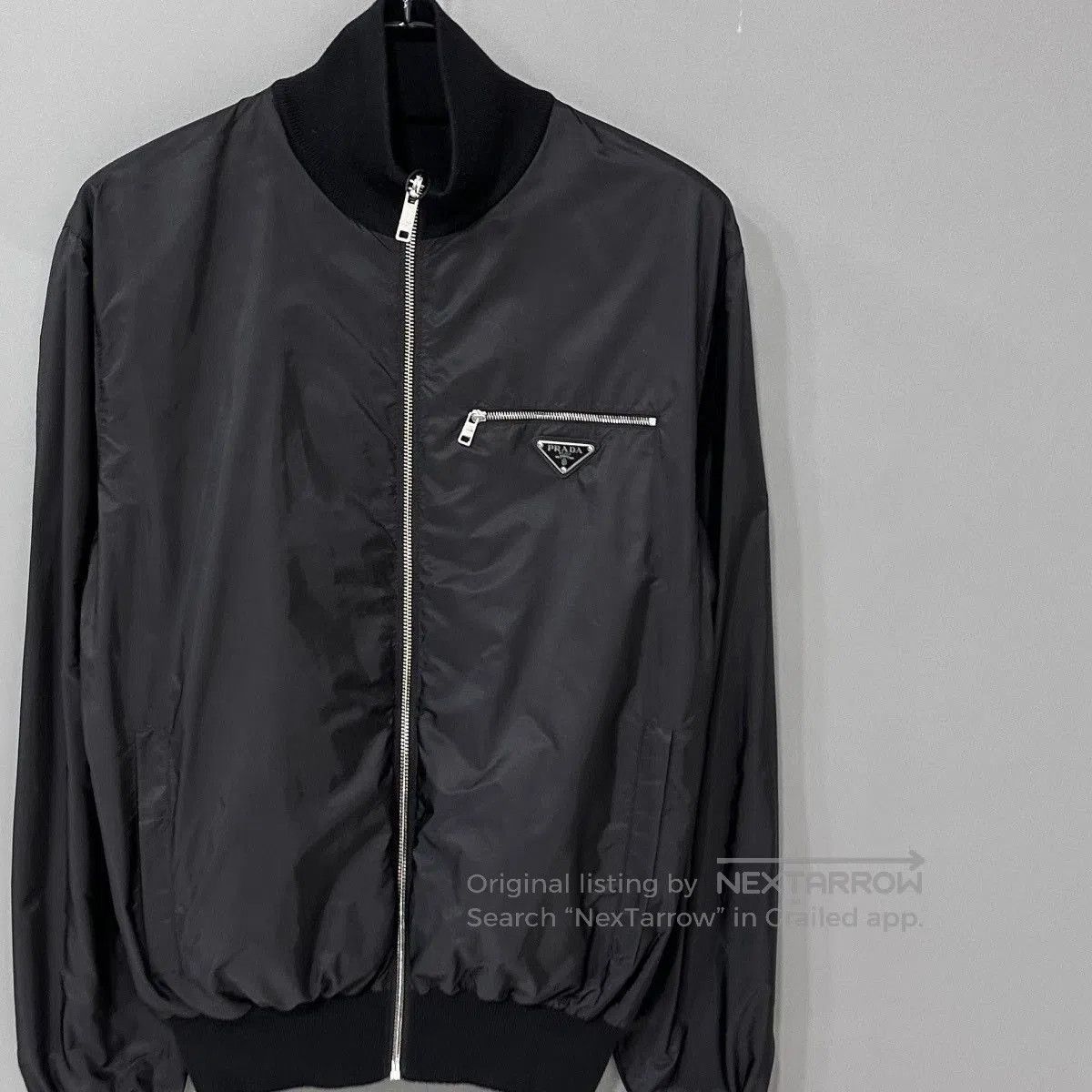 Prada Prada Men's Black Nylon Jacket. Size US M / EU 48-50 / 2 - 2 Thumbnail