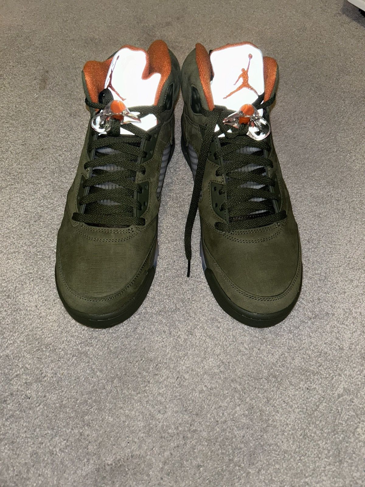 Jordan Brand Jordan 5 retro army olive Size US 10.5 / EU 43-44 - 3 Thumbnail