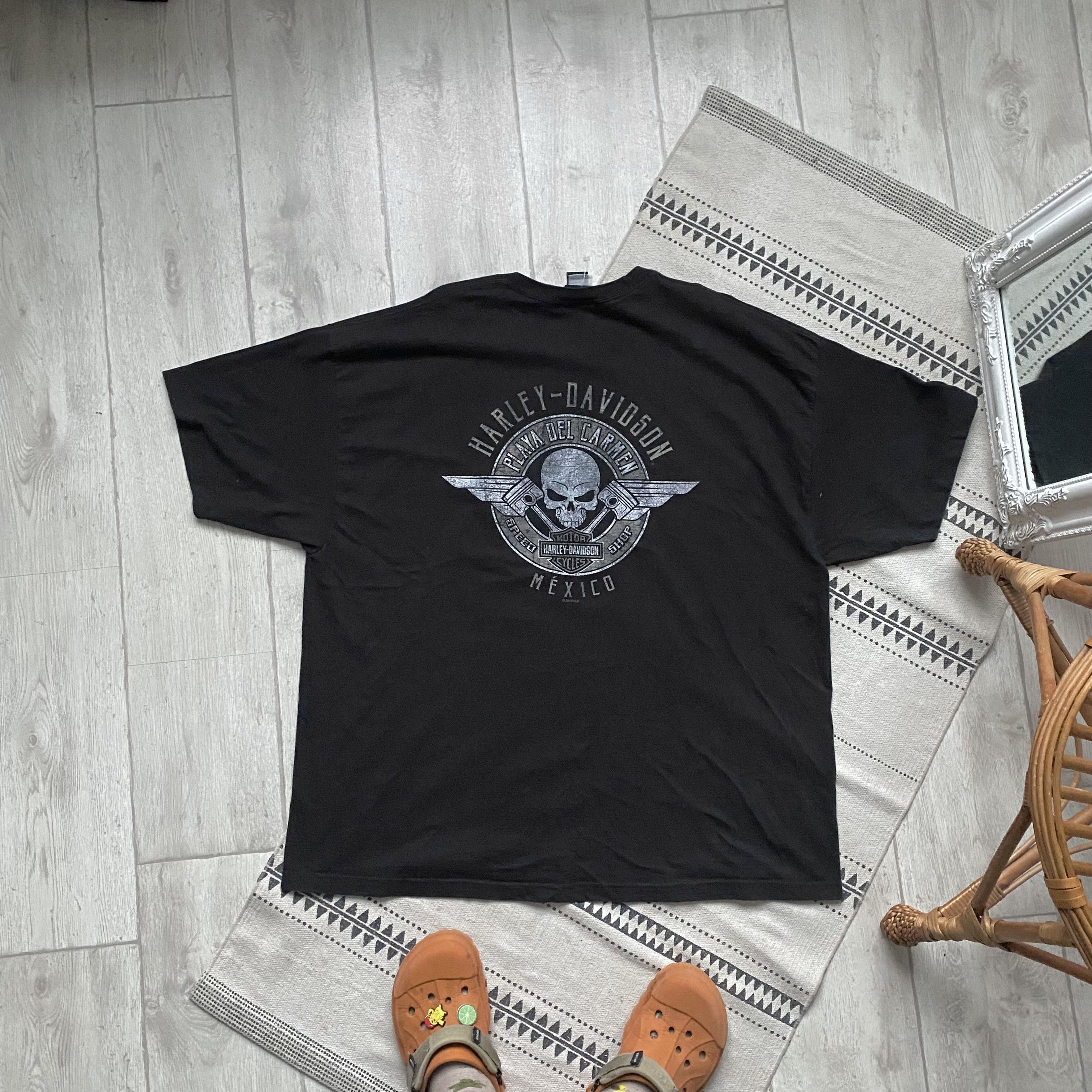 Harley Davidson ❗️ 3XL 🏍️ Vintage 00s Harley Davidson MEXICO Heavy tee Size US XXL / EU 58 / 5 - 11 Thumbnail