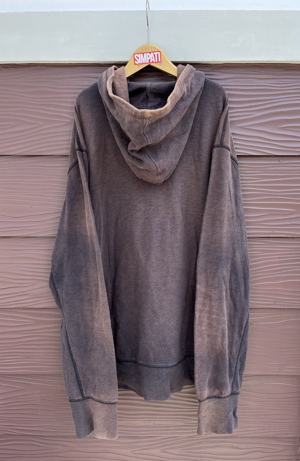 Gap Vintage GAP Big Logo Brown Tiedie Hoodie Size US L / EU 52-54 / 3 - 5 Thumbnail