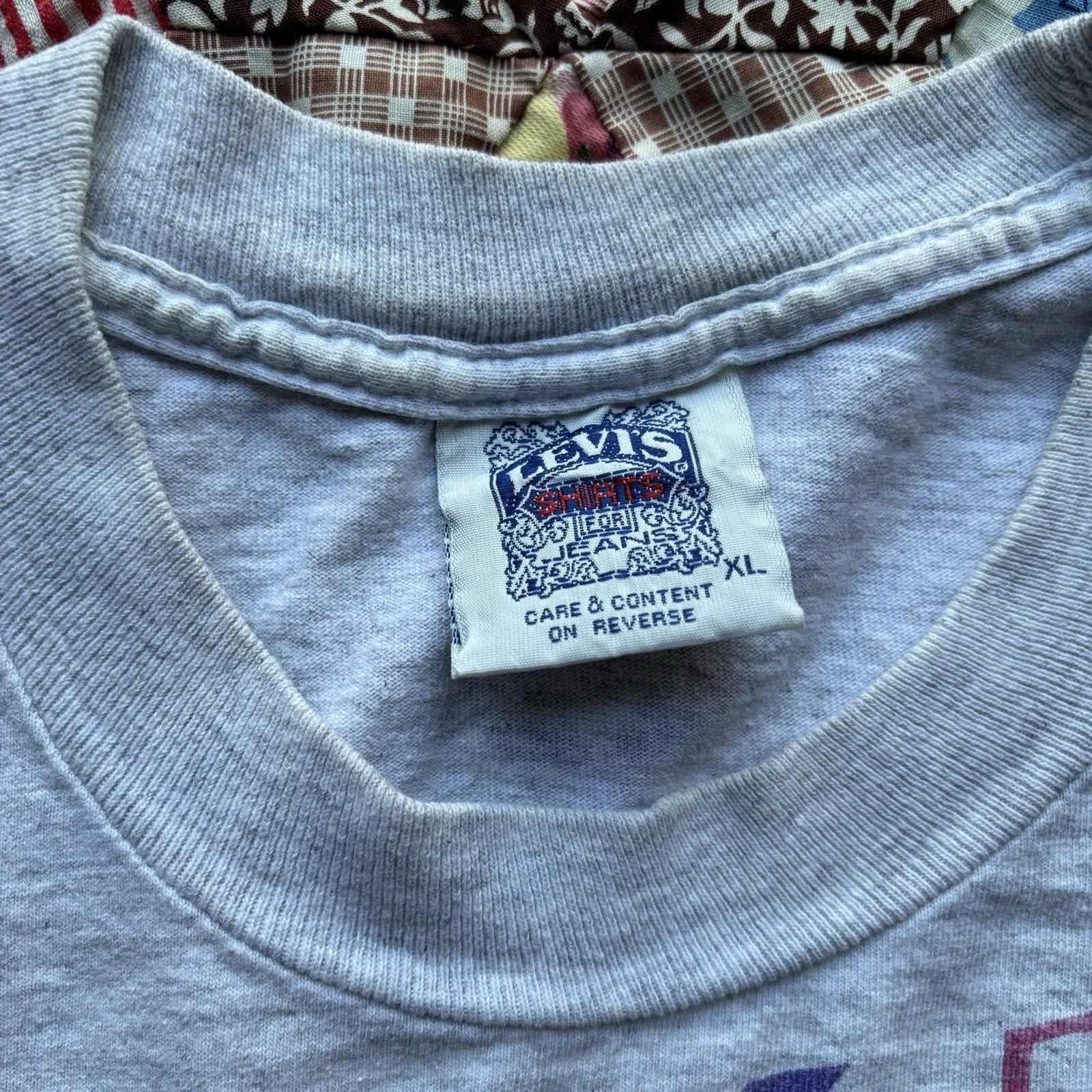 Levi's Vintage Levis All Over Print T-Shirt Size US XL / EU 56 / 4 - 3 Thumbnail