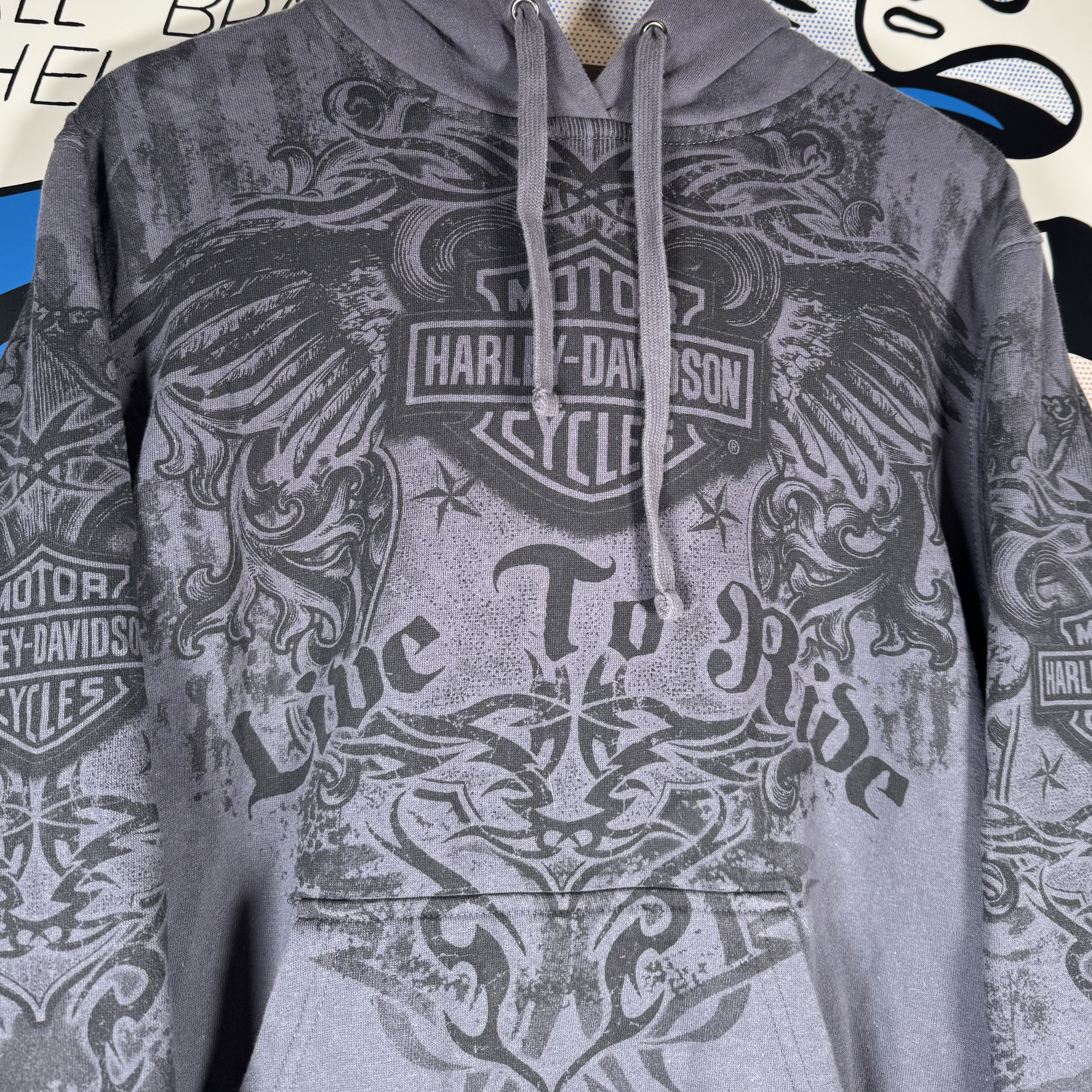 Harley Davidson Y2K Style Harley Davidson Hoodie Size US M / EU 48-50 / 2 - 3 Thumbnail