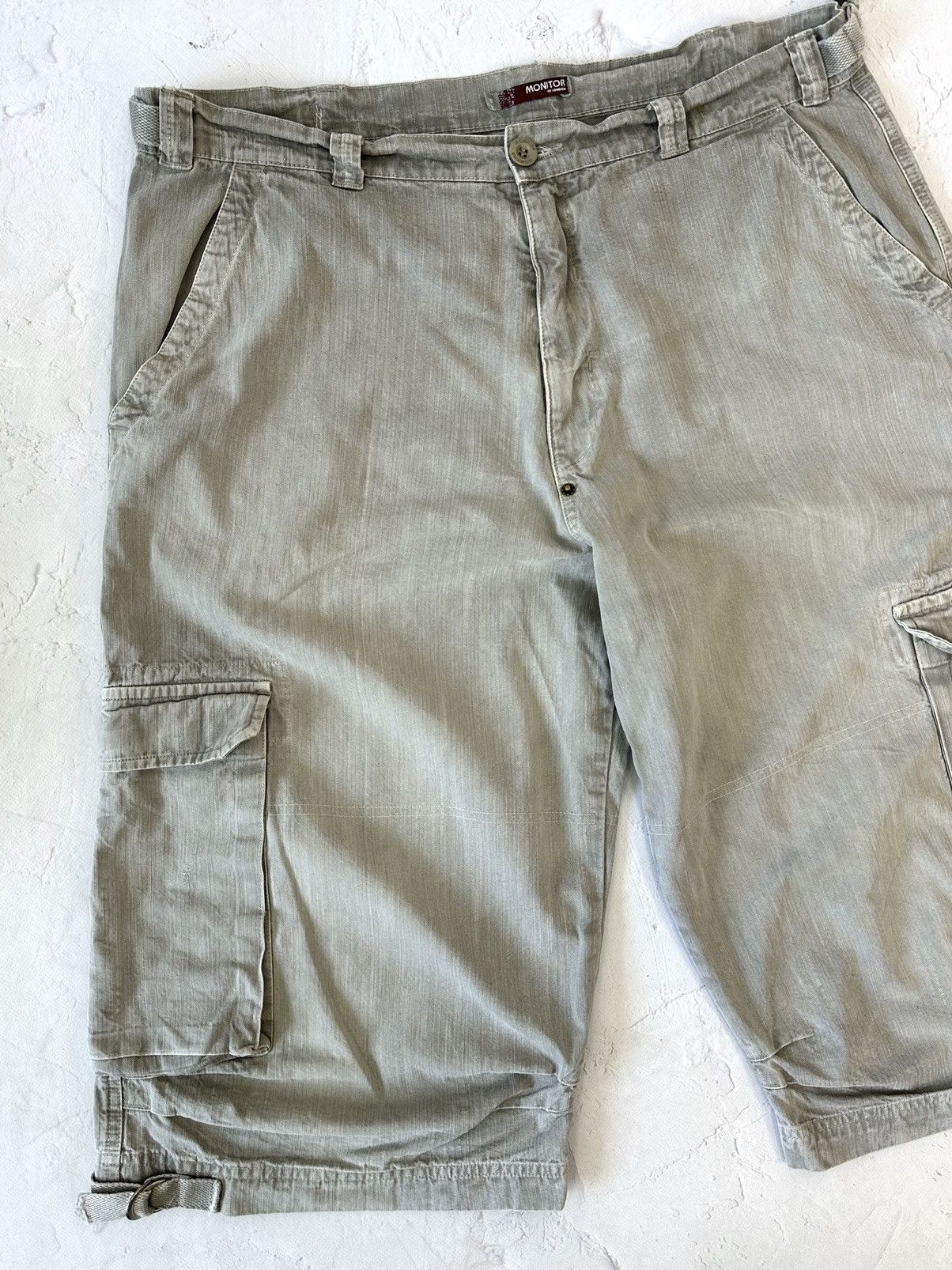 If Six Was Nine × Japanese Brand × Vintage Vintage Grey Denim Baggy Shorts Size US 36 / EU 52 - 2 Thumbnail