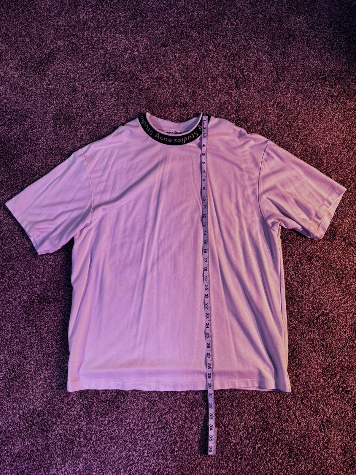 Acne Studios Acne Studios Logo Binding Short Sleeve T-Shirt White Size US XL / EU 56 / 4 - 1 Thumbnail