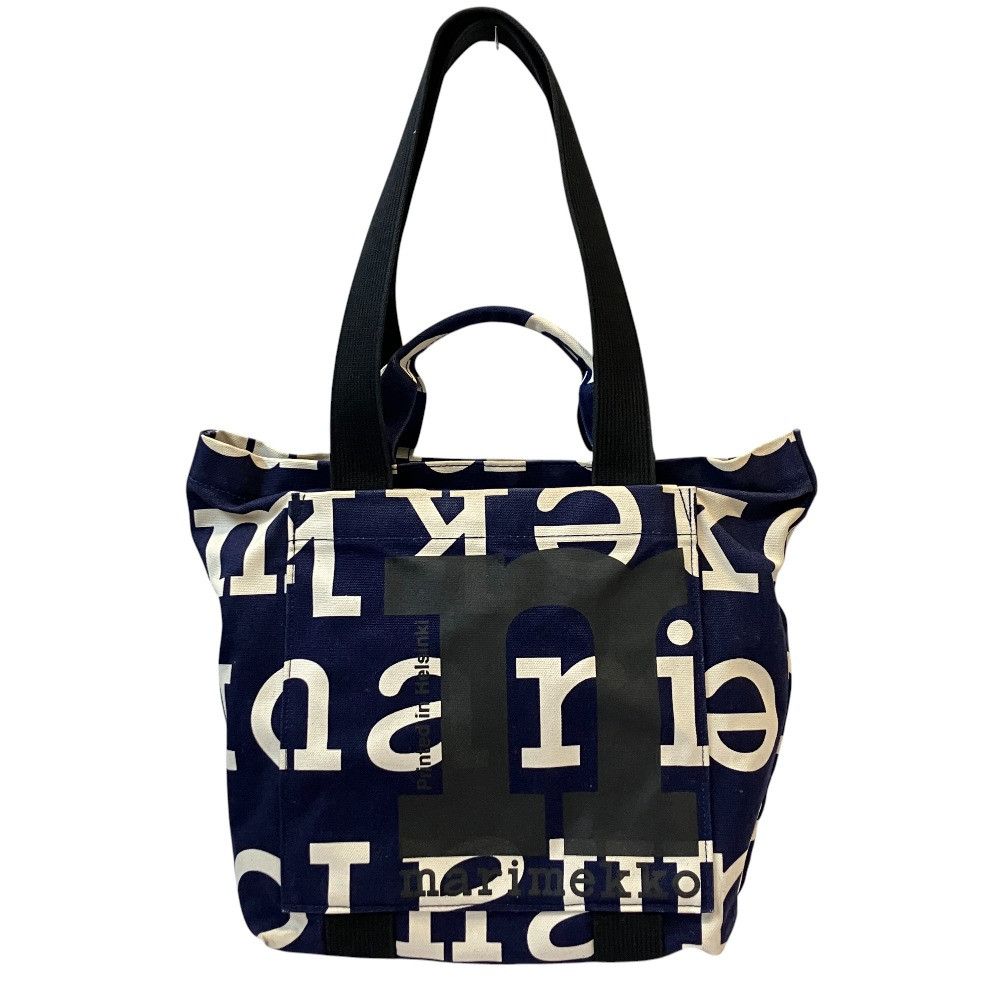 Other Marimekko MONO MINI CITYBAG LOGO Tote Bag Textile Tote Bag DUTY FREE for USA
