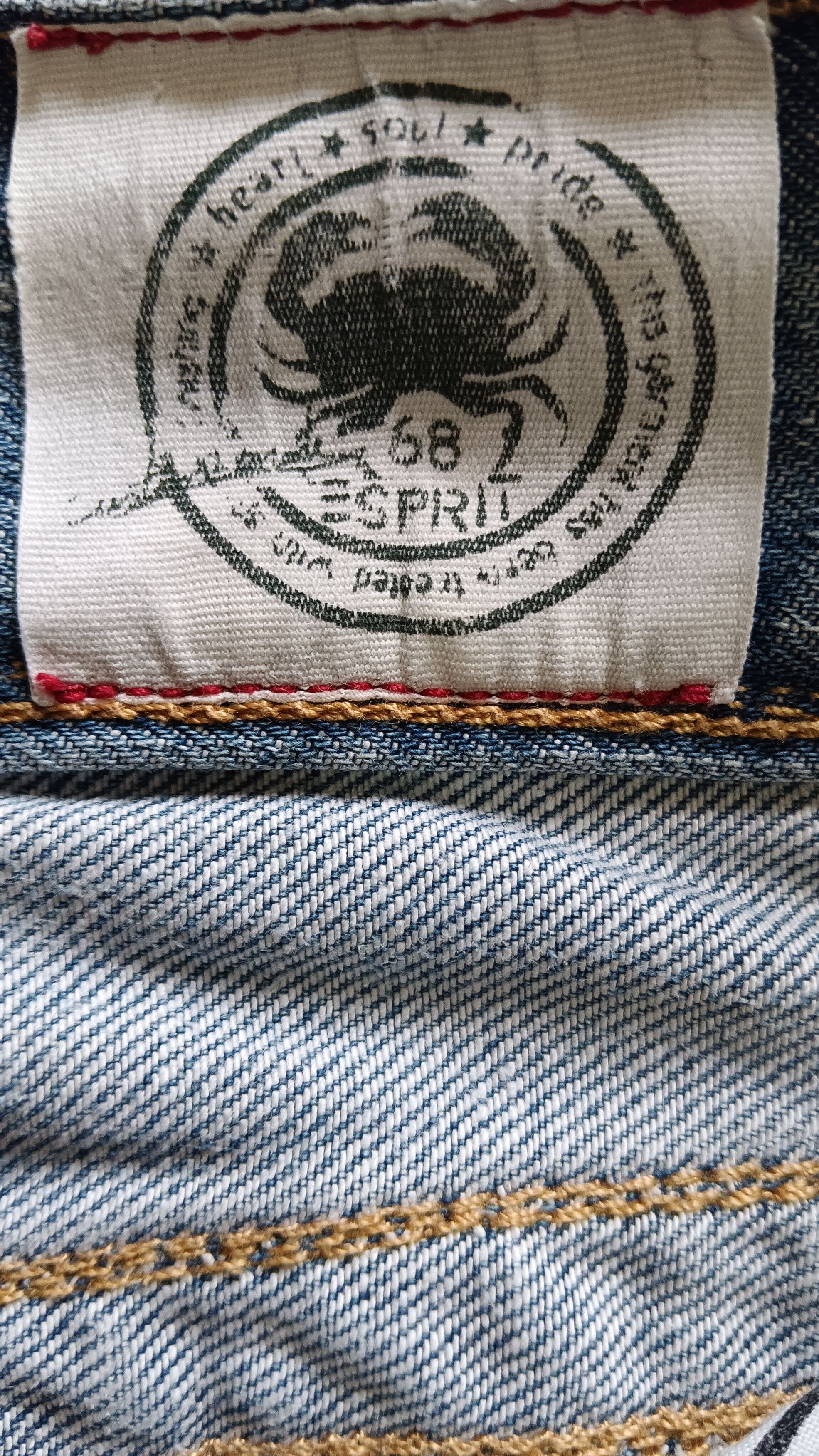 Esprit Vintage Esprit Distressed Handcrafted Punk Denim Size US 32 / EU 48 - 9 Thumbnail