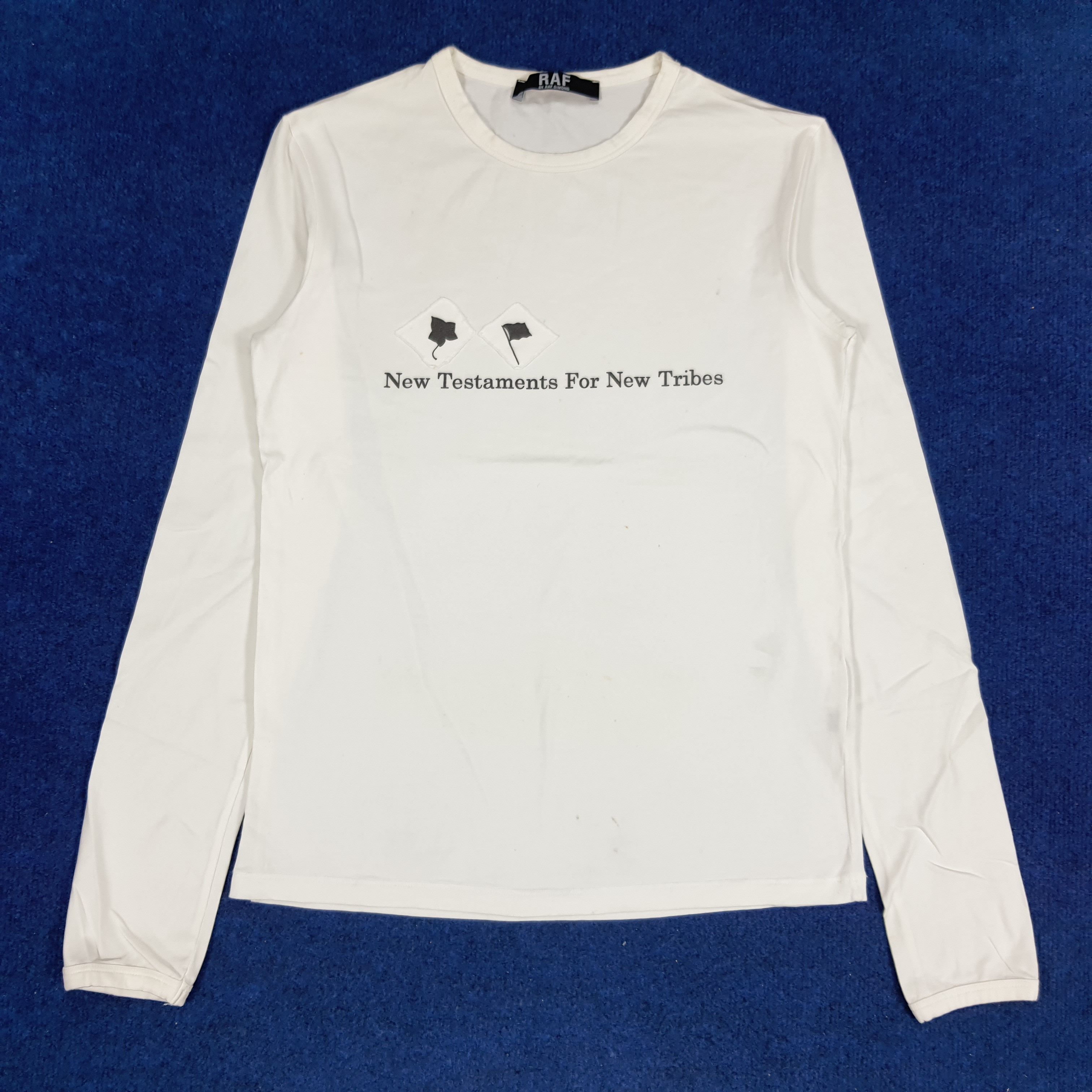 Raf by Raf Simons × Vintage Vintage Raf by Raf Simons Designer Long Sleeve Tshirt Size S / US 4 / IT 40 - 1 Thumbnail