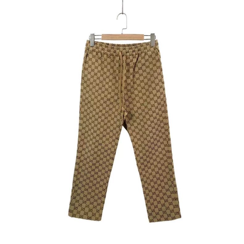 Gucci Gucci Full printed logo casual pants Size US 30 / EU 46 - 1 Thumbnail