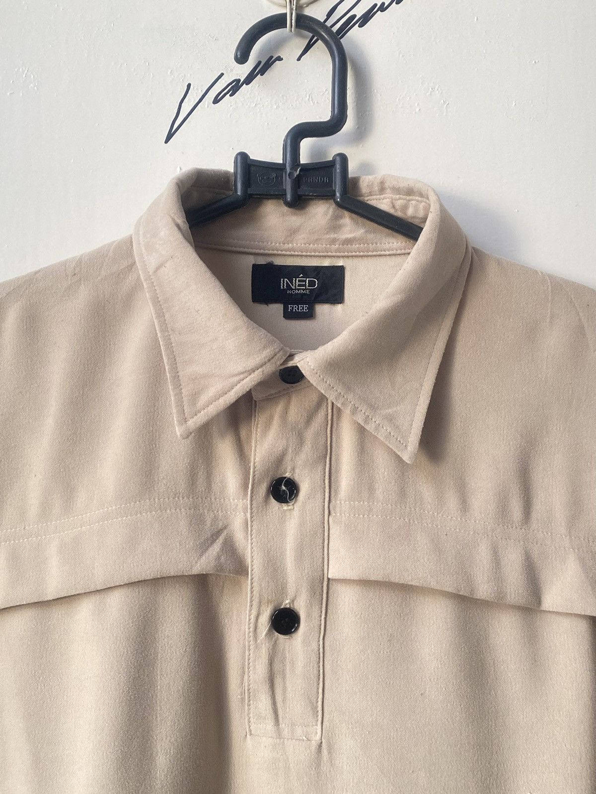 Yohji Yamamoto INED Yohji Yamamoto Beige T-shirt Size US M / EU 48-50 / 2 - 12 Thumbnail