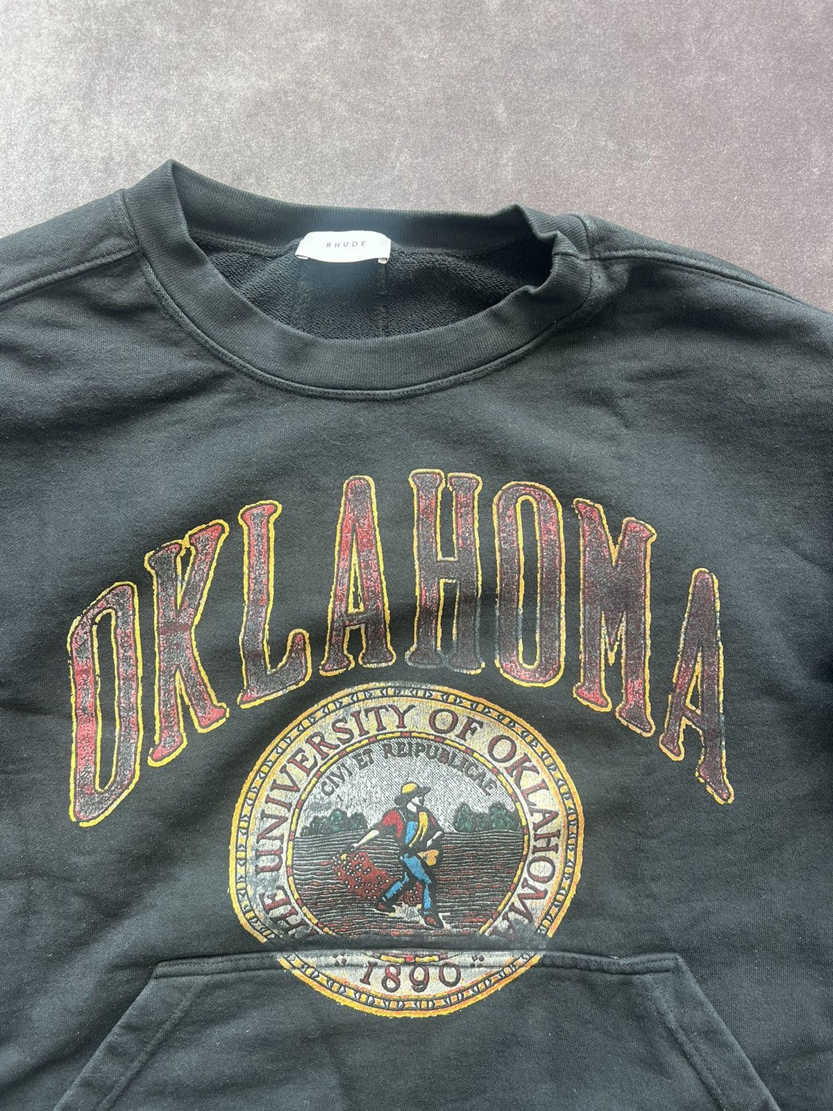 Rhude Rhude Oklahoma Crewneck Size US L / EU 52-54 / 3 - 3 Thumbnail