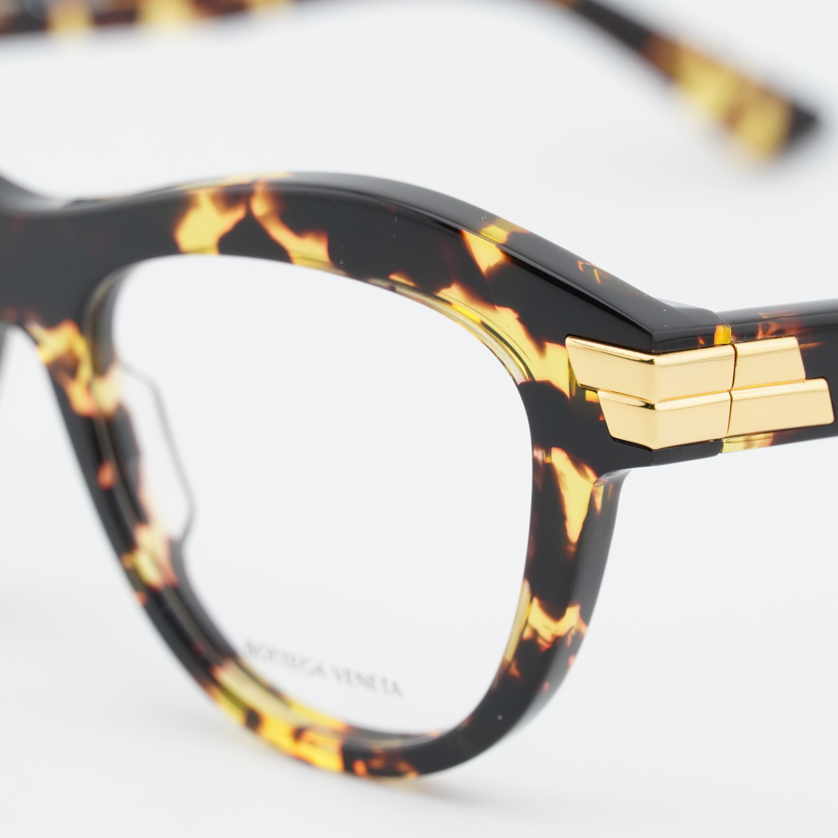 Bottega Veneta Bottega Veneta BV1105O 002 Eyeglasses Havana 50mm Cat Eye Size ONE SIZE - 2 Thumbnail