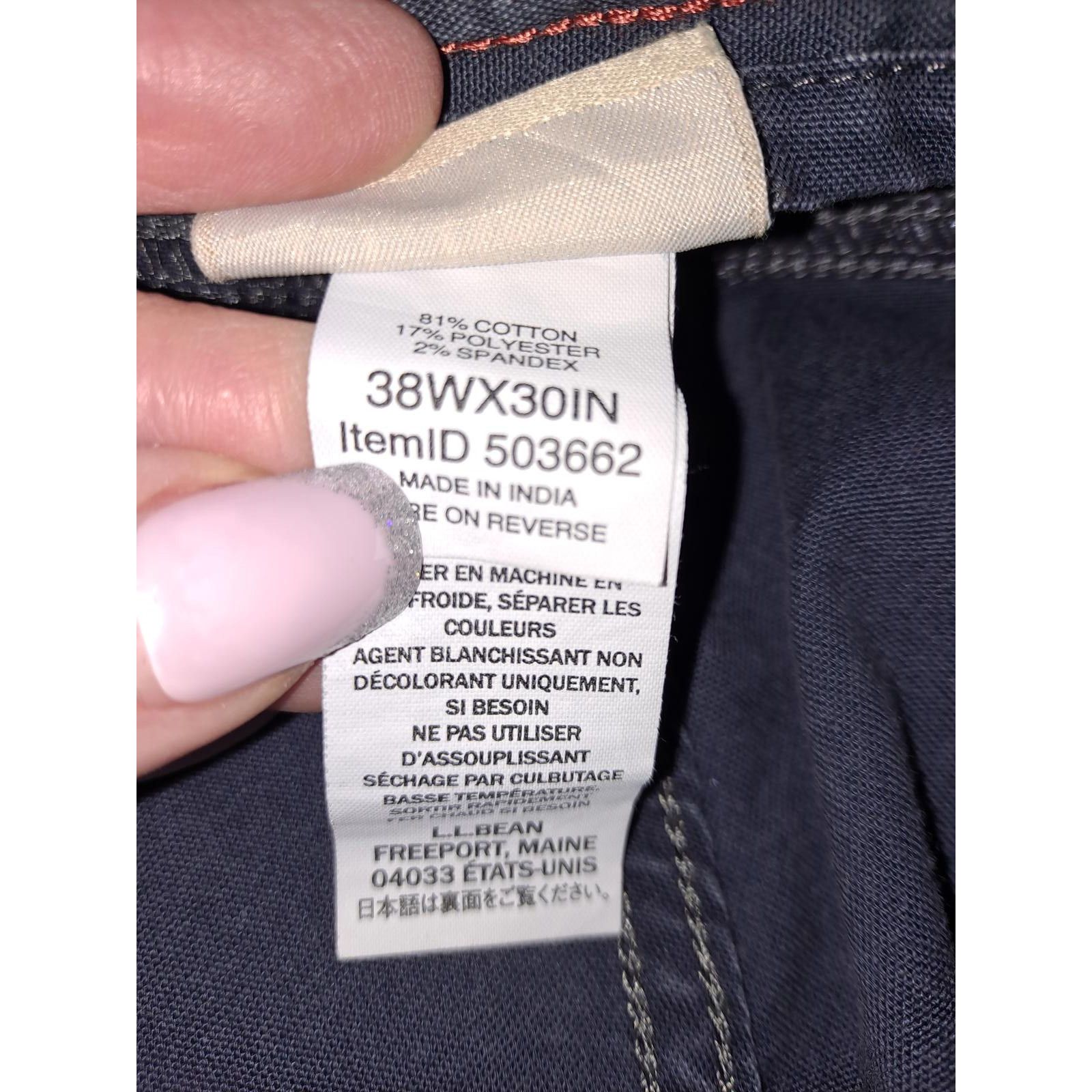 L.L. Bean L.L. Bean Navy Blue Chino Cotton Blend Size 38x30 Size US 38 / EU 54 - 6 Thumbnail