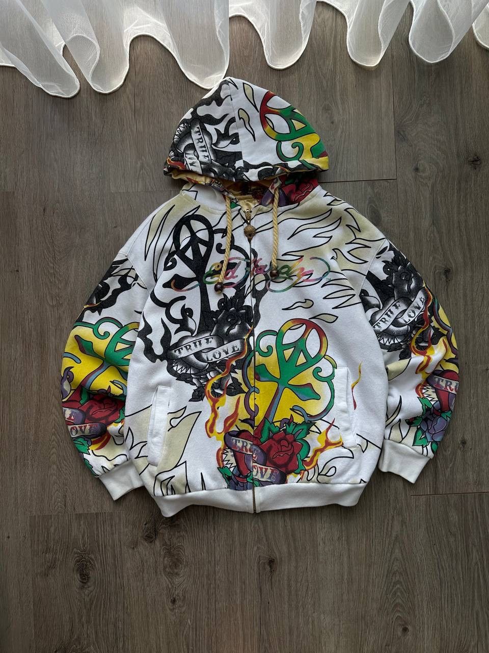 Christian Audigier × Ed Hardy × Vintage Vintage Ed Hardy Christian Audigier Hoodie Size US L / EU 52-54 / 3 - 3 Thumbnail