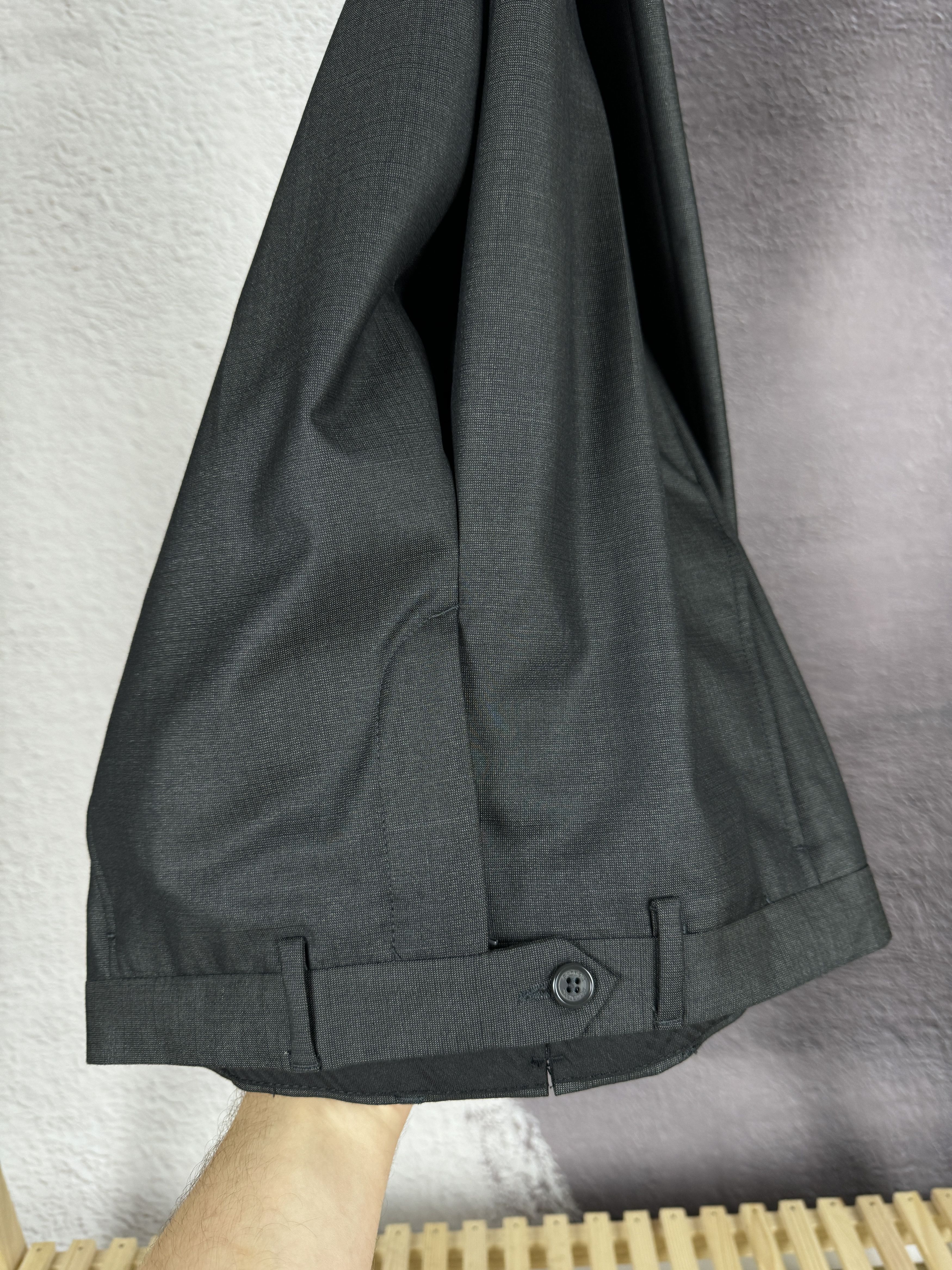 Nazareno Gabrielli BNWT Nazareno Gabrielli 2 pcs Panda grey 2 button wool suit Size 38R - 19 Thumbnail