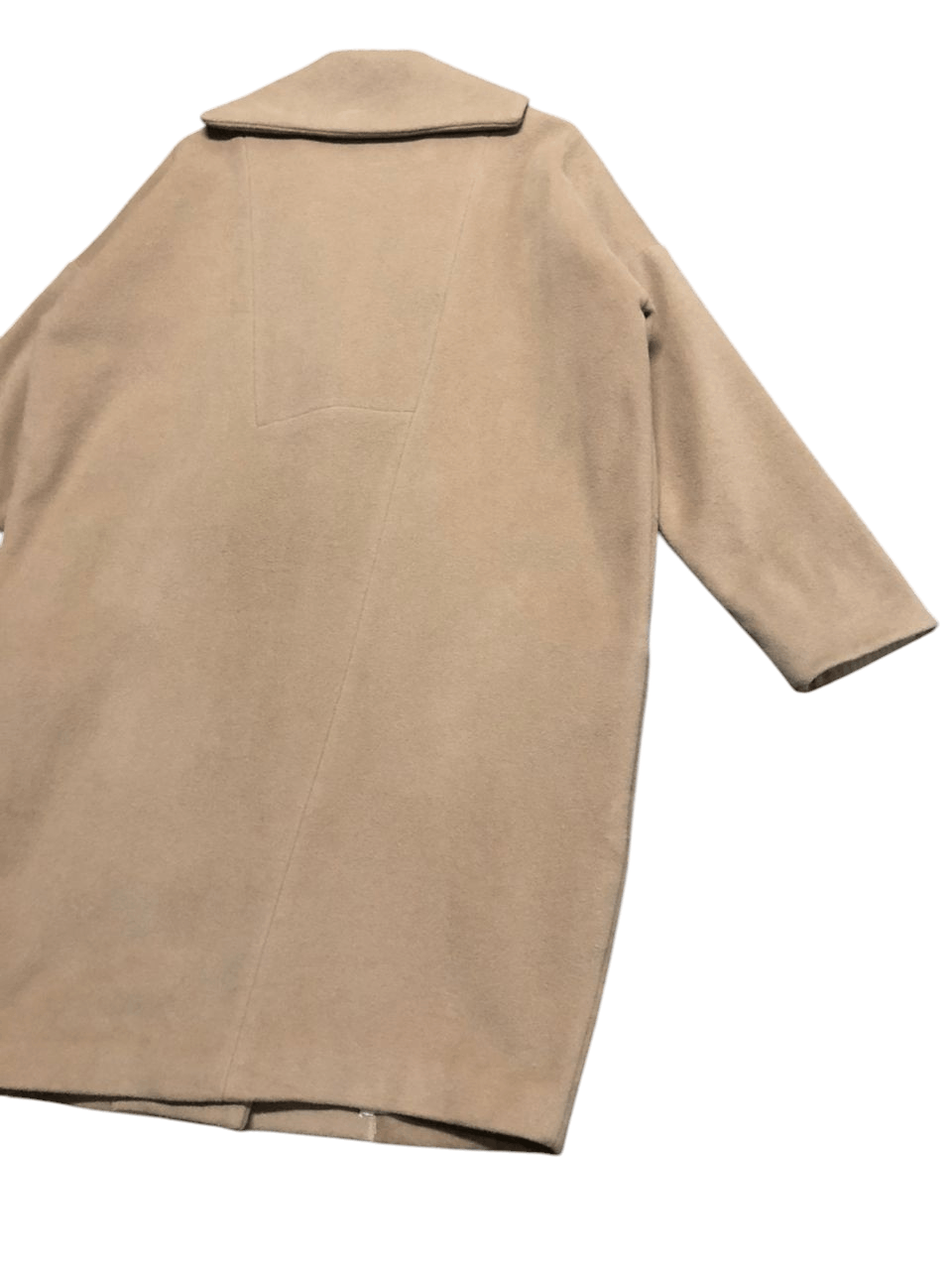 Japanese Brand Inconnue Wool Over Coat Nice Design Size M / US 6-8 / IT 42-44 - 7 Thumbnail