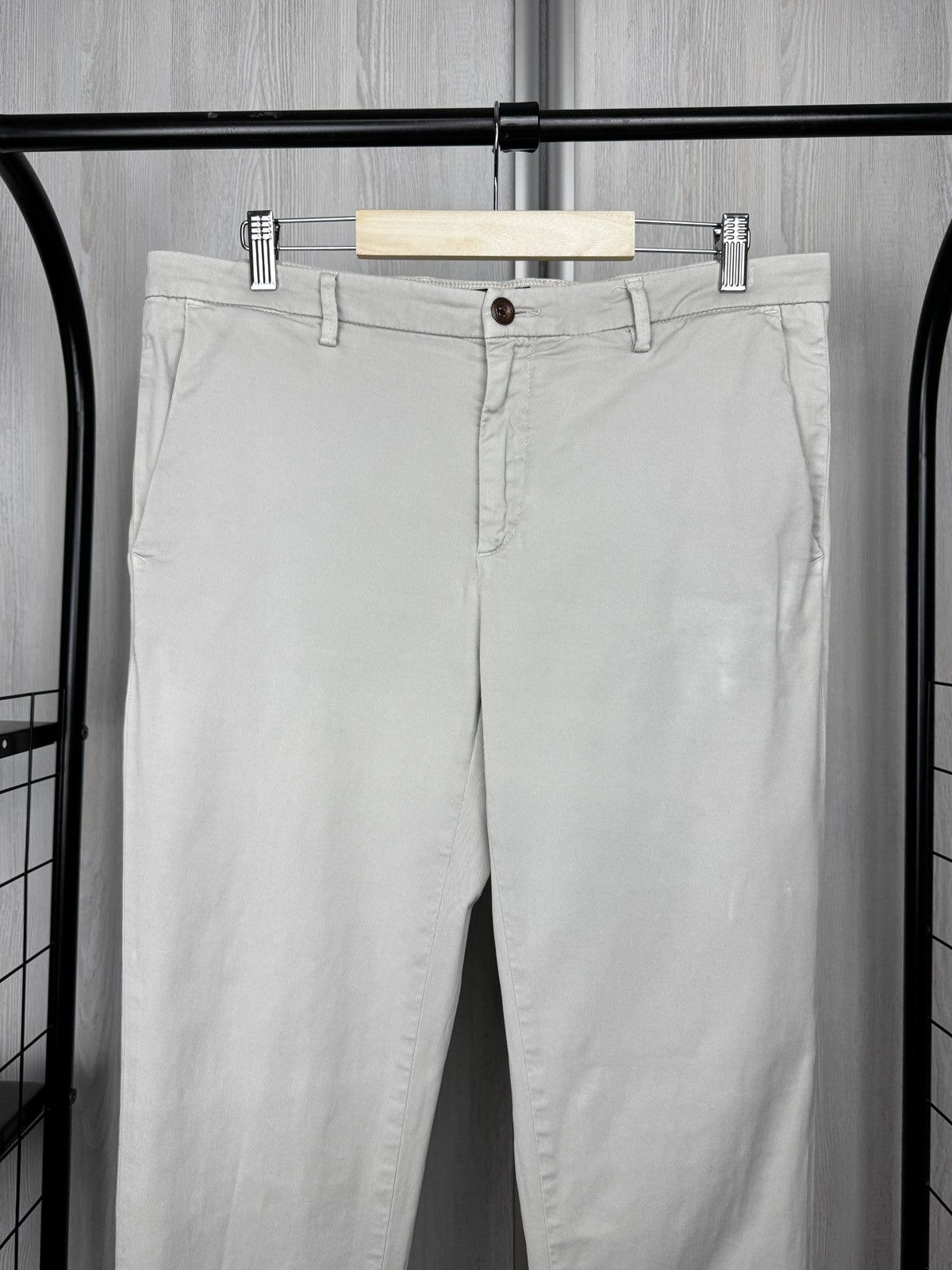 Fred Perry Fred Perry vintage beige grey cotton chino pants size 34 Size US 34 / EU 50 - 3 Thumbnail