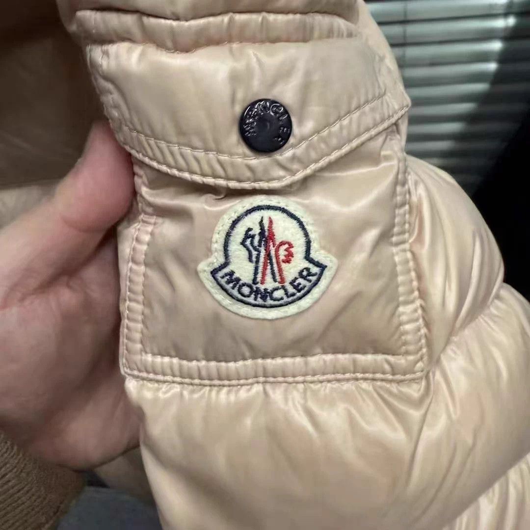 Moncler Moncler Pink Logo Badge Puffer Jacket 0 95 New Size XS / US 0-2 / IT 36-38 - 3 Thumbnail