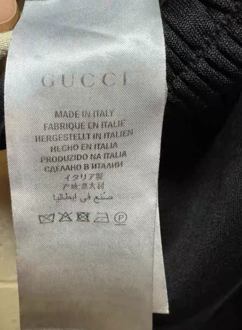 Gucci Gucci SizeM Black double G snake pattern logo sweatpants Size US 33 - 4 Thumbnail