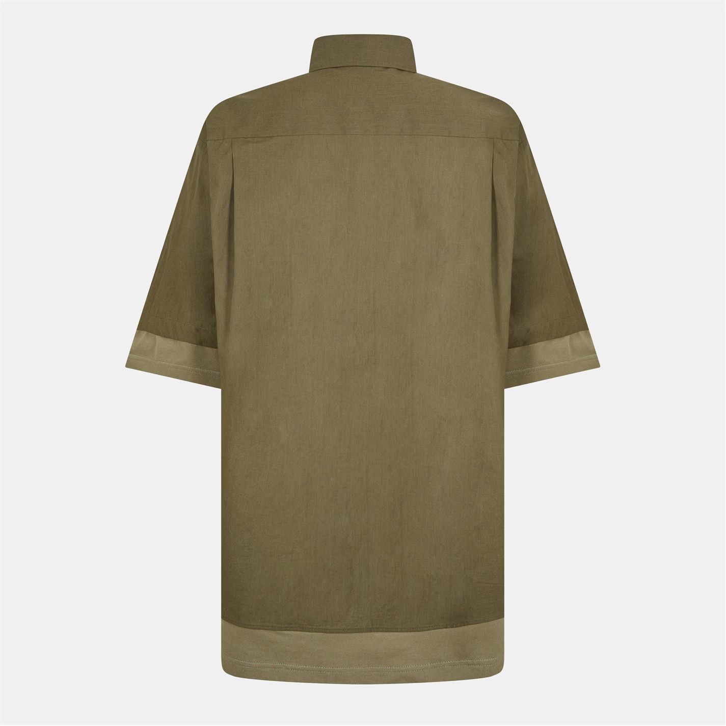 o1g2r1mq0226 Plain Short Sleeve Shirt In Beige